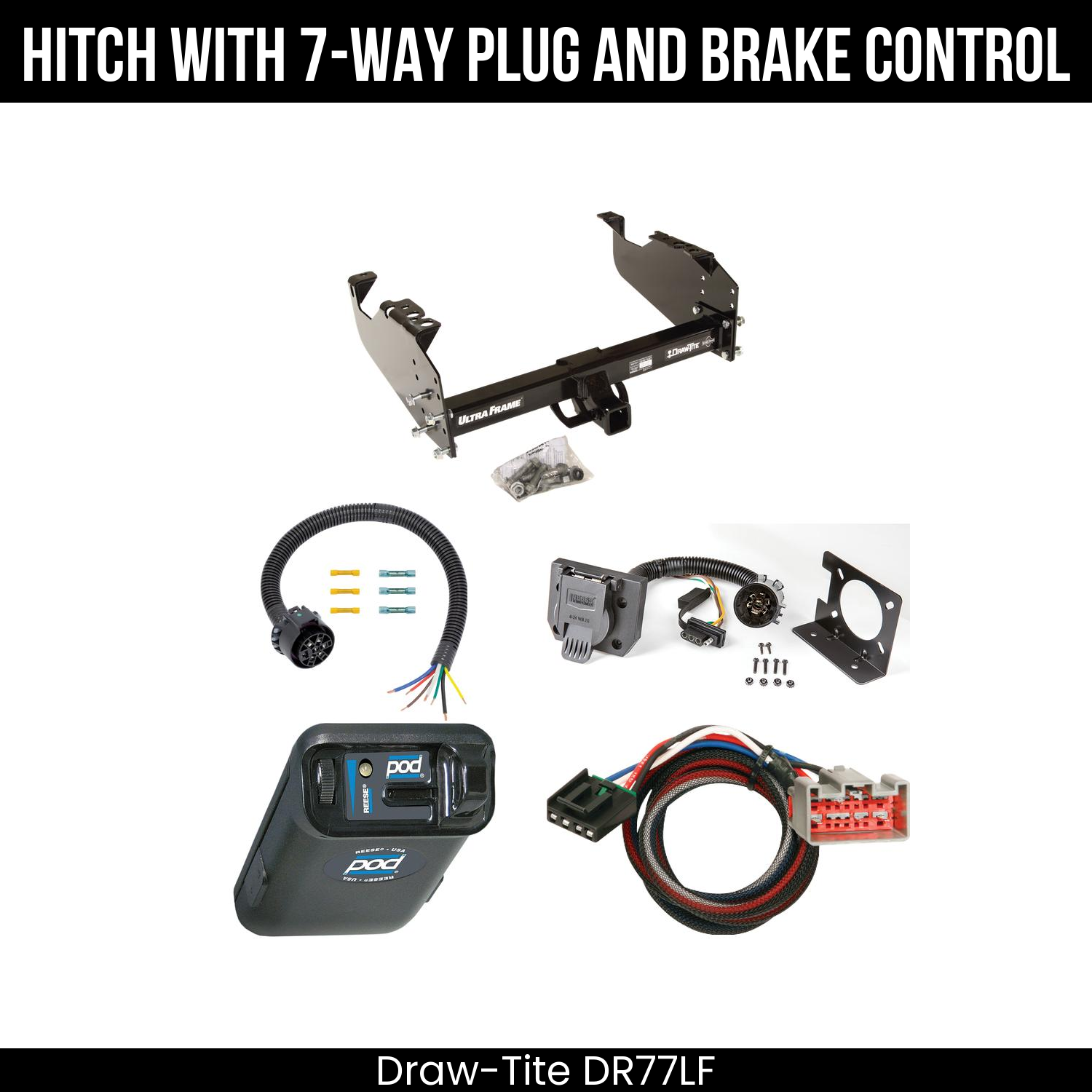 Trailer Hitch , 7-Way , Reese POD Brake Control