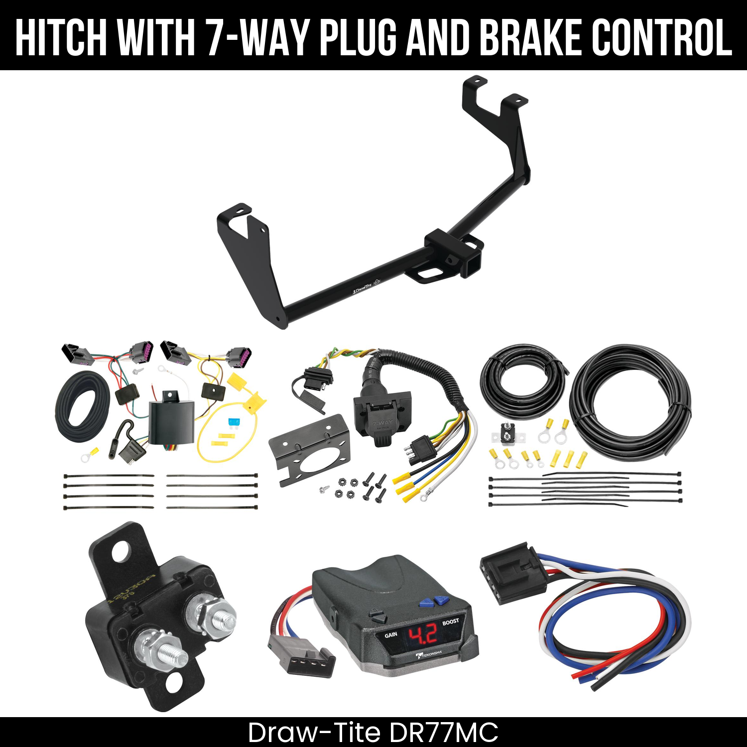 Trailer Hitch , 7-Way , Tekonsha Brake EVN Control