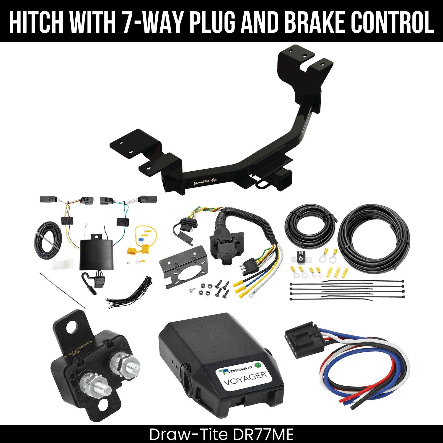 Trailer Hitch , 7-Way , Tekonsha Voyager Brake Control