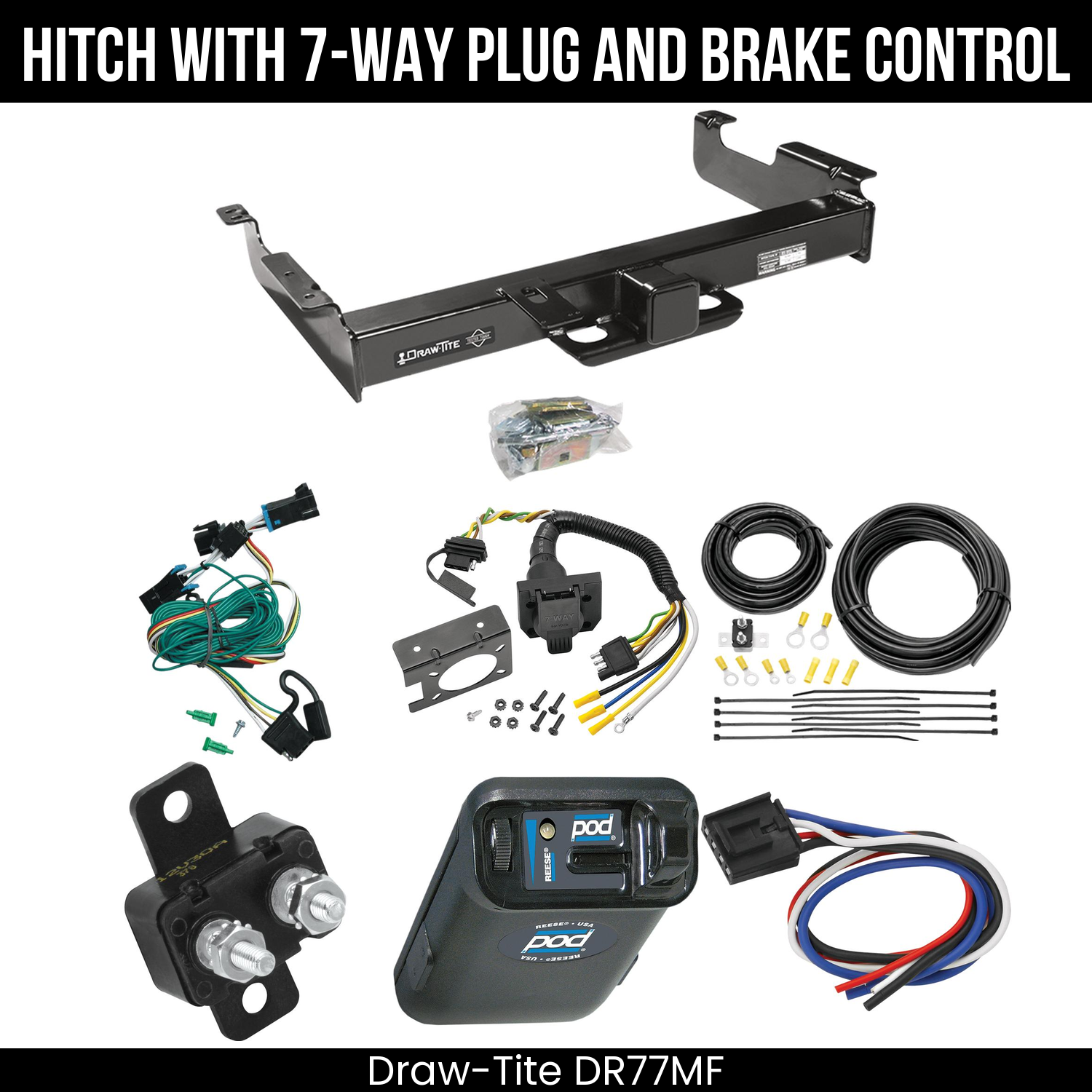 Trailer Hitch , 7-Way , Reese POD Brake Control
