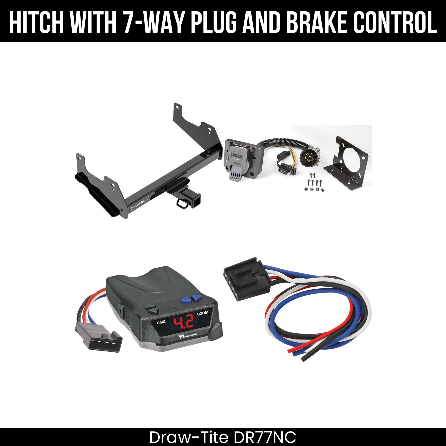 Trailer Hitch , 7-Way , Tekonsha Brake EVN Control