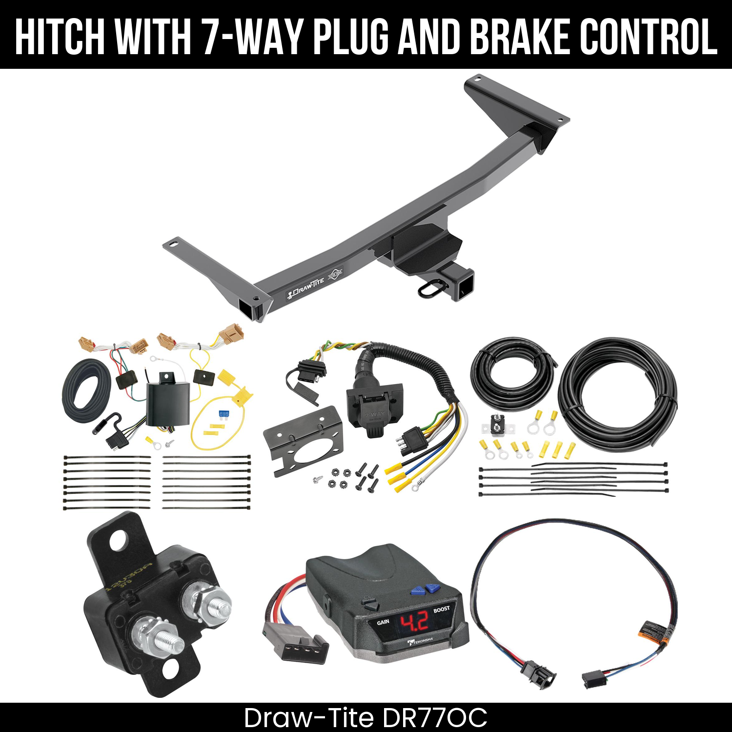 Trailer Hitch , 7-Way , Tekonsha Brake EVN Control