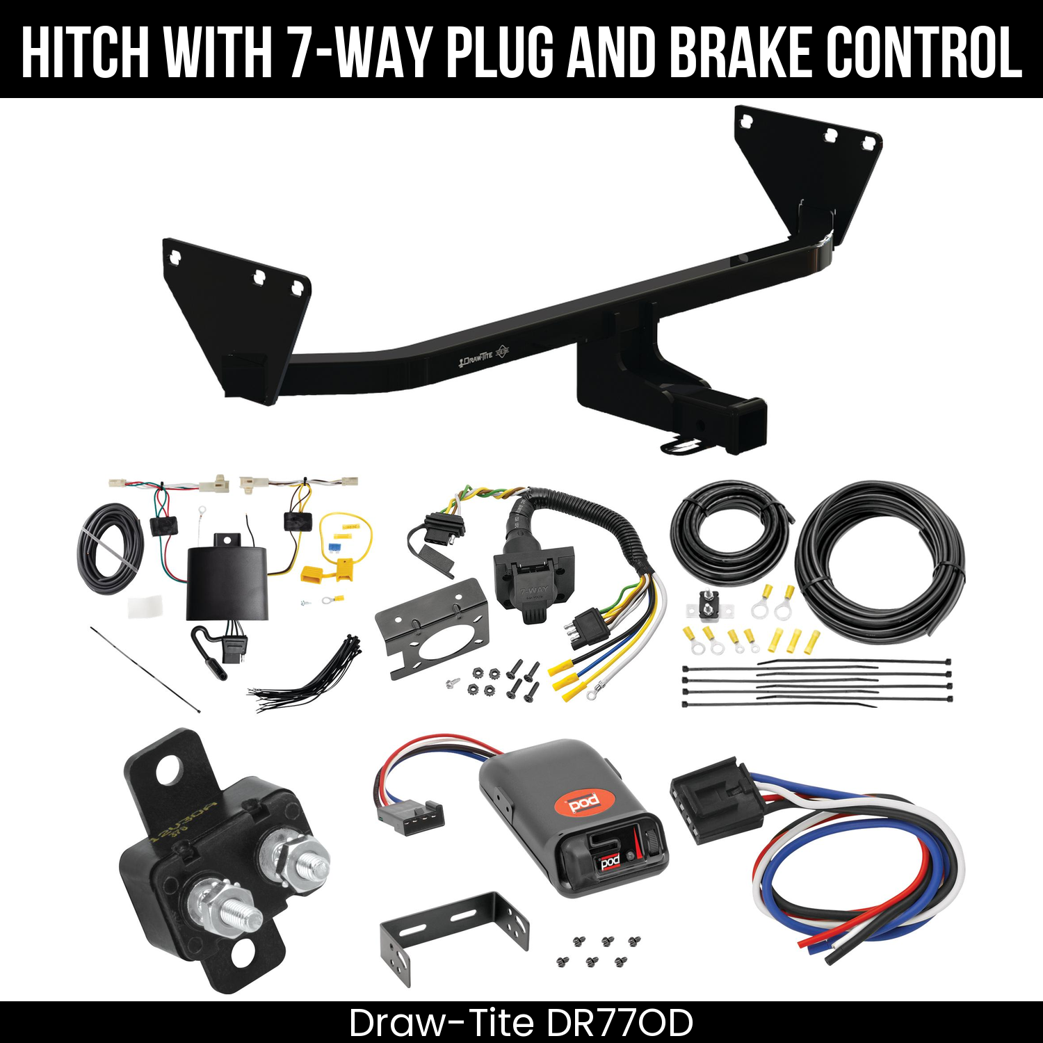 Trailer Hitch , 7-Way , Pro Series POD Brake Control