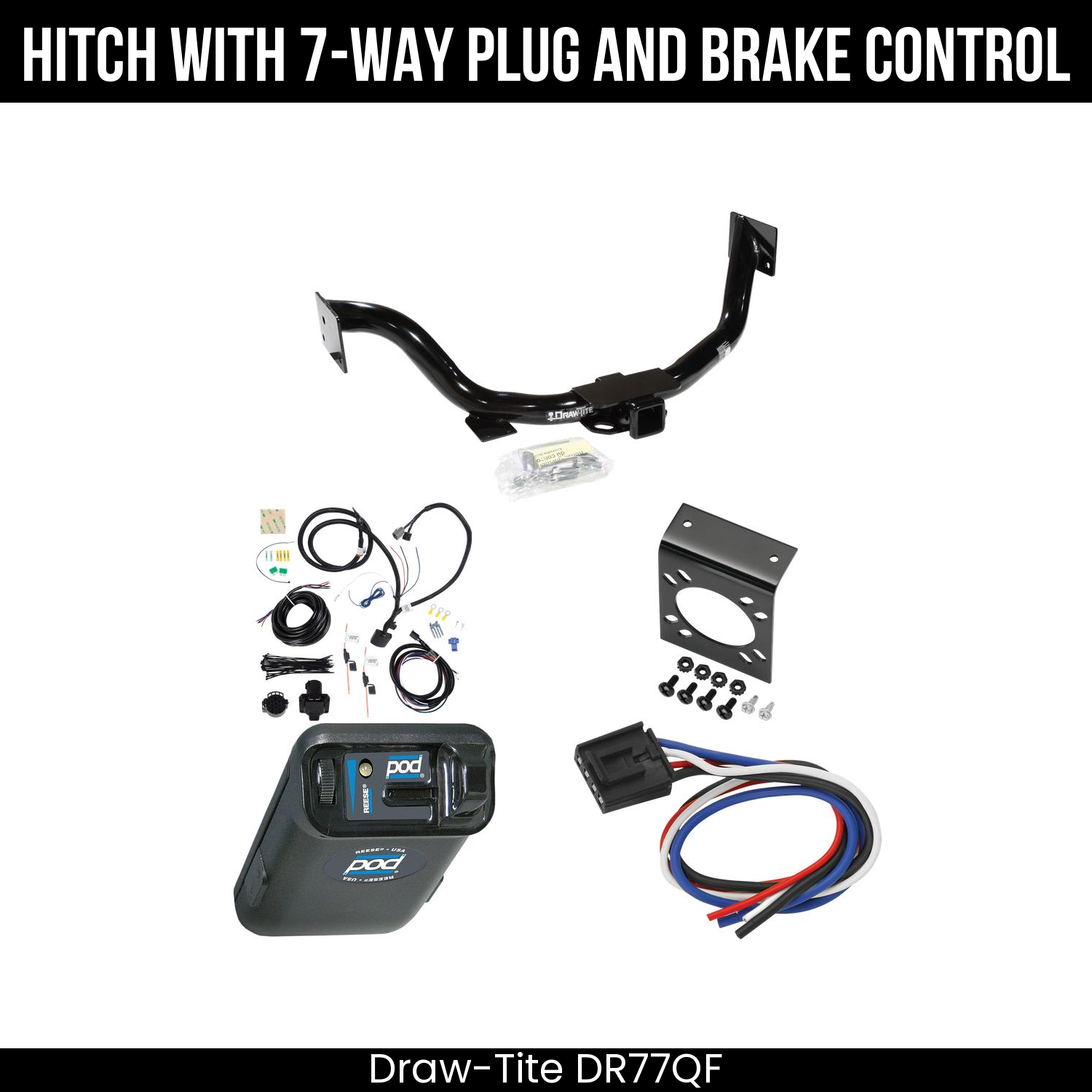 Trailer Hitch , 7-Way , Reese POD Brake Control