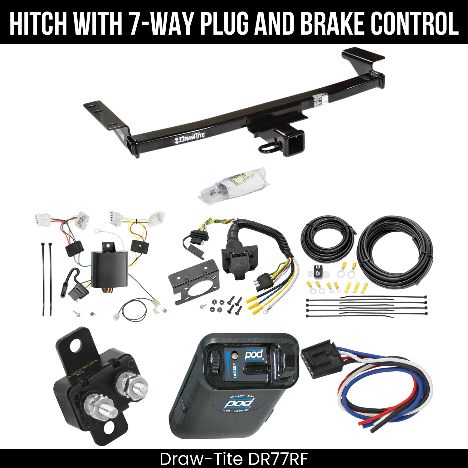 Trailer Hitch , 7-Way , Reese POD Brake Control