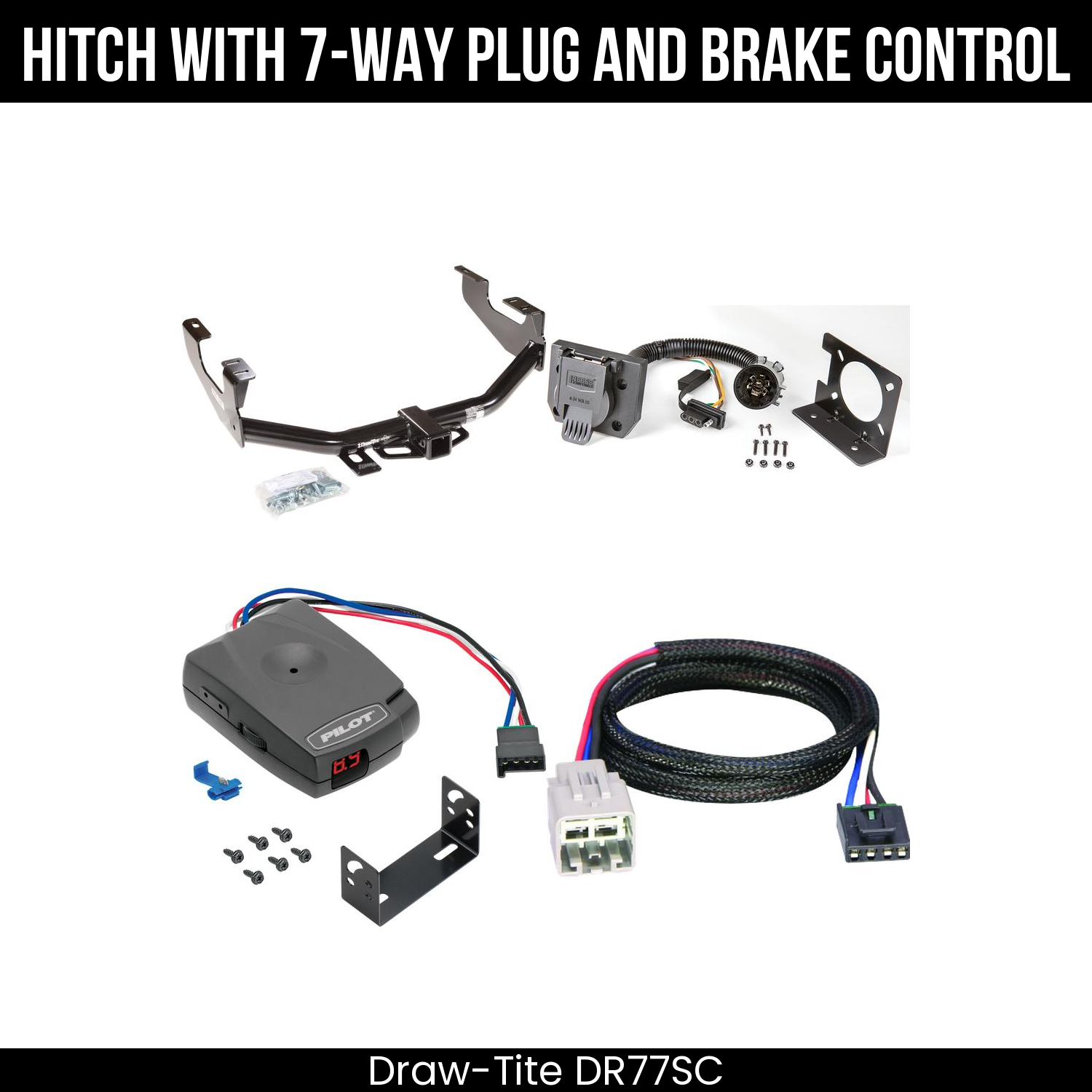 Trailer Hitch , 7-Way , Pro Series Pilot Brake Control