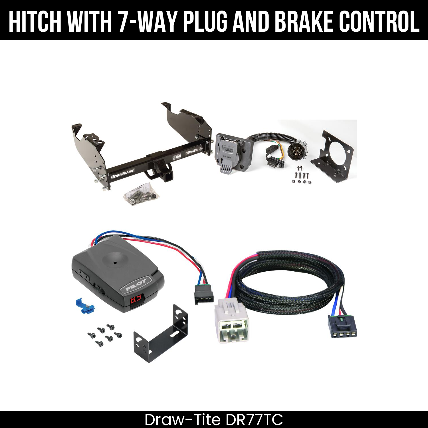 Trailer Hitch , 7-Way , Pro Series Pilot Brake Control