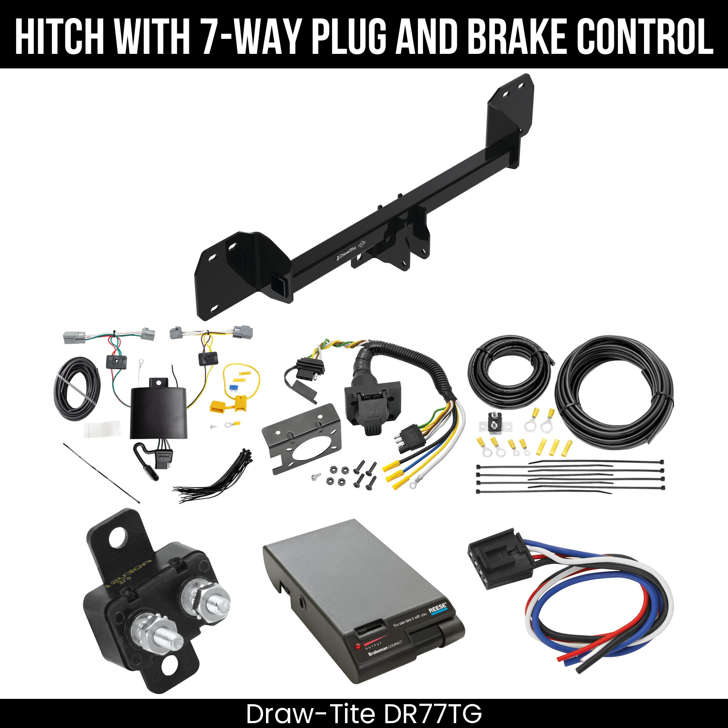 Trailer Hitch , 7-Way , Reese Brakeman Brake Control
