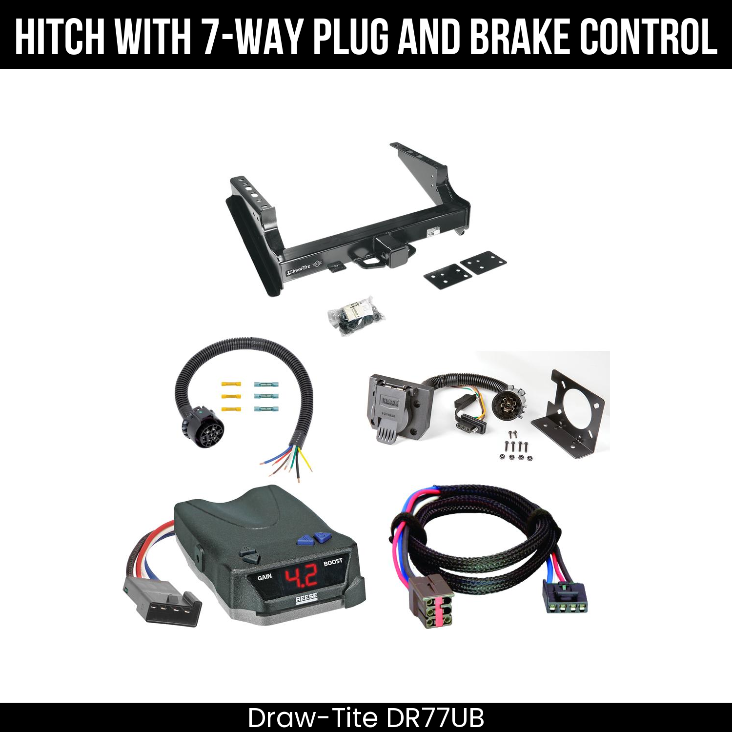 Trailer Hitch , 7-Way , Reese Brake EVN Control
