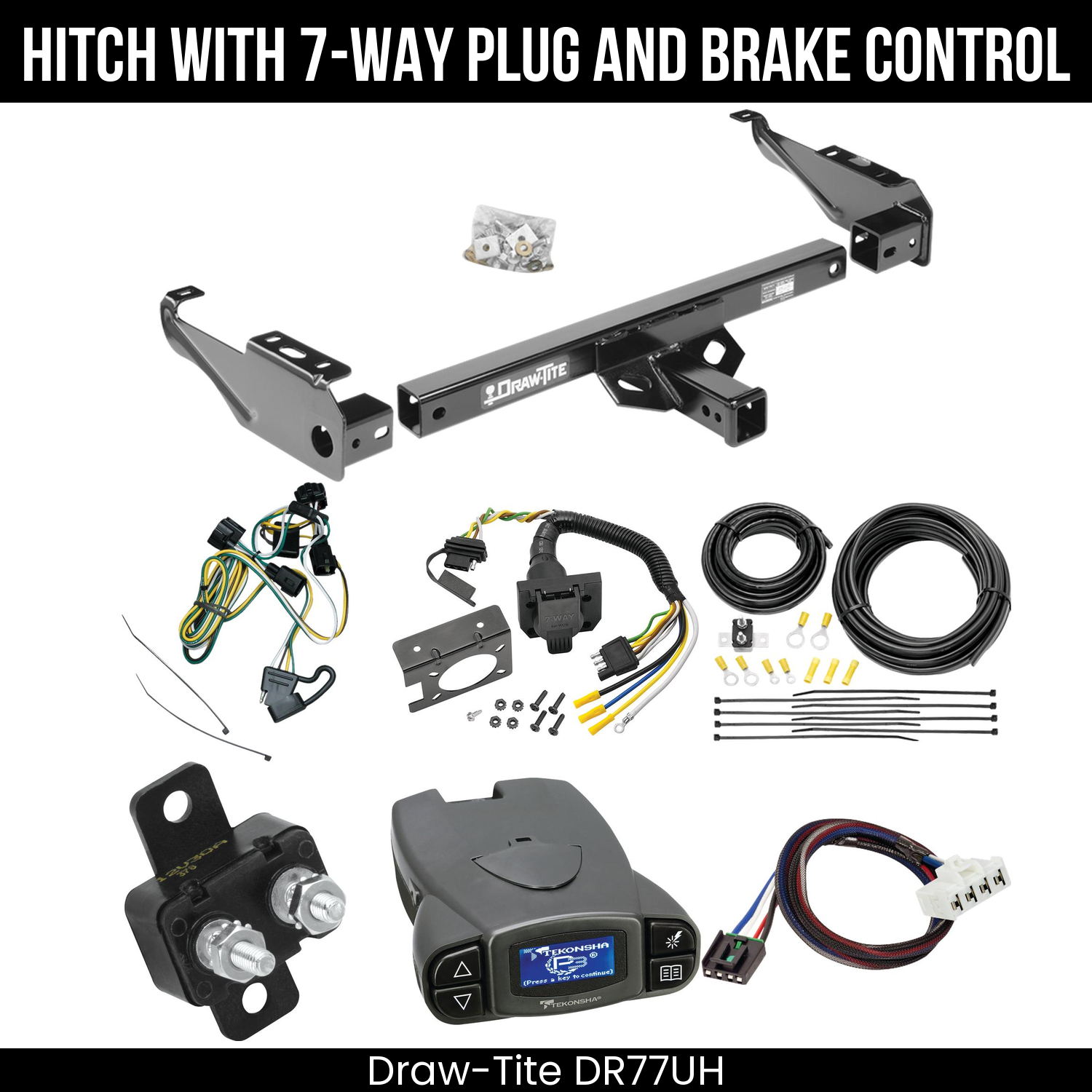 Trailer Hitch , 7-Way , Tekonsha Prodigy P3 Brake Control
