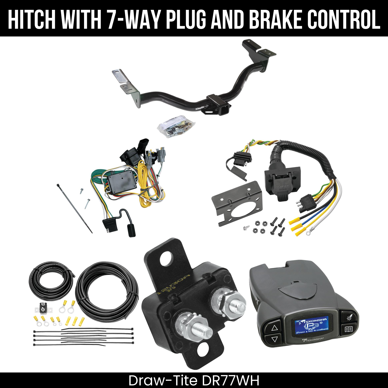 Trailer Hitch , 7-Way , Tekonsha Prodigy P3 Brake Control