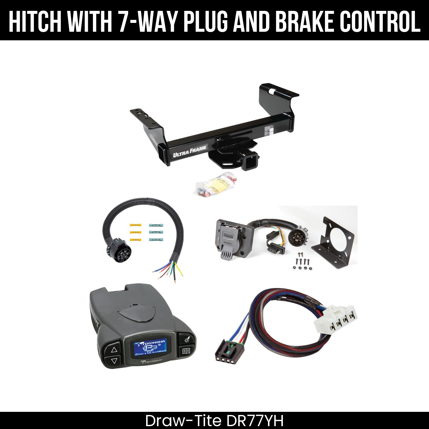 Trailer Hitch , 7-Way , Tekonsha Prodigy P3 Brake Control