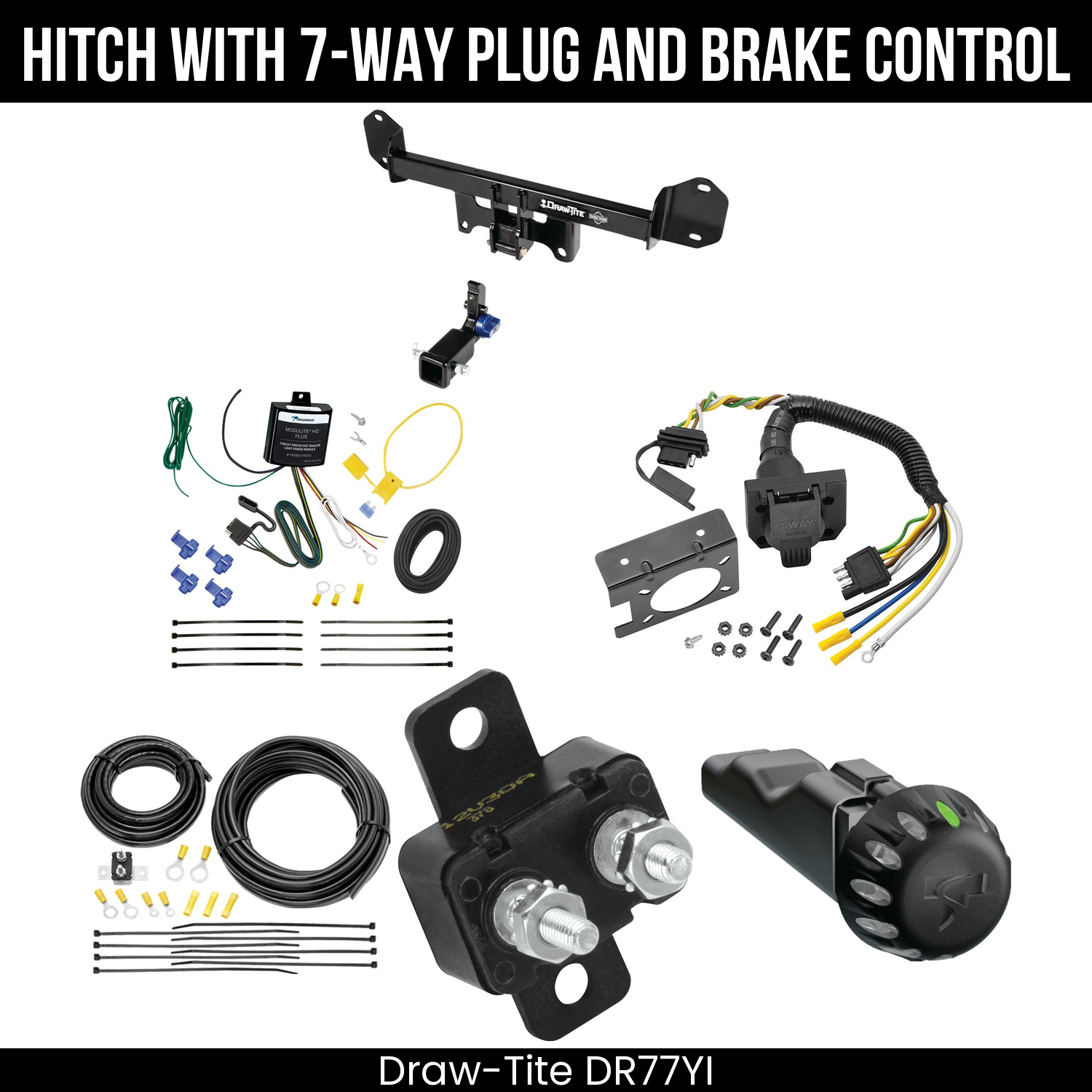 Trailer Hitch , 7-Way , Tekonsha Voyager iD Smart Brake Control