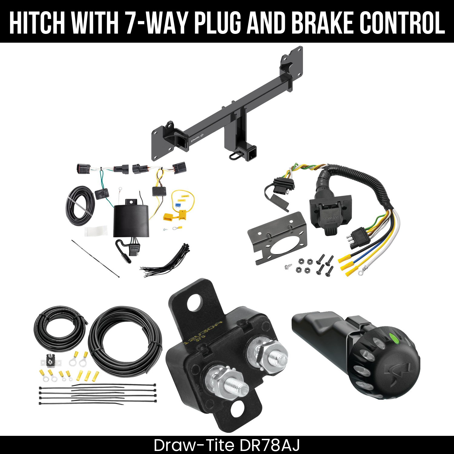 Trailer Hitch , 7-Way , Tekonsha Voyager iD Smart Brake Control