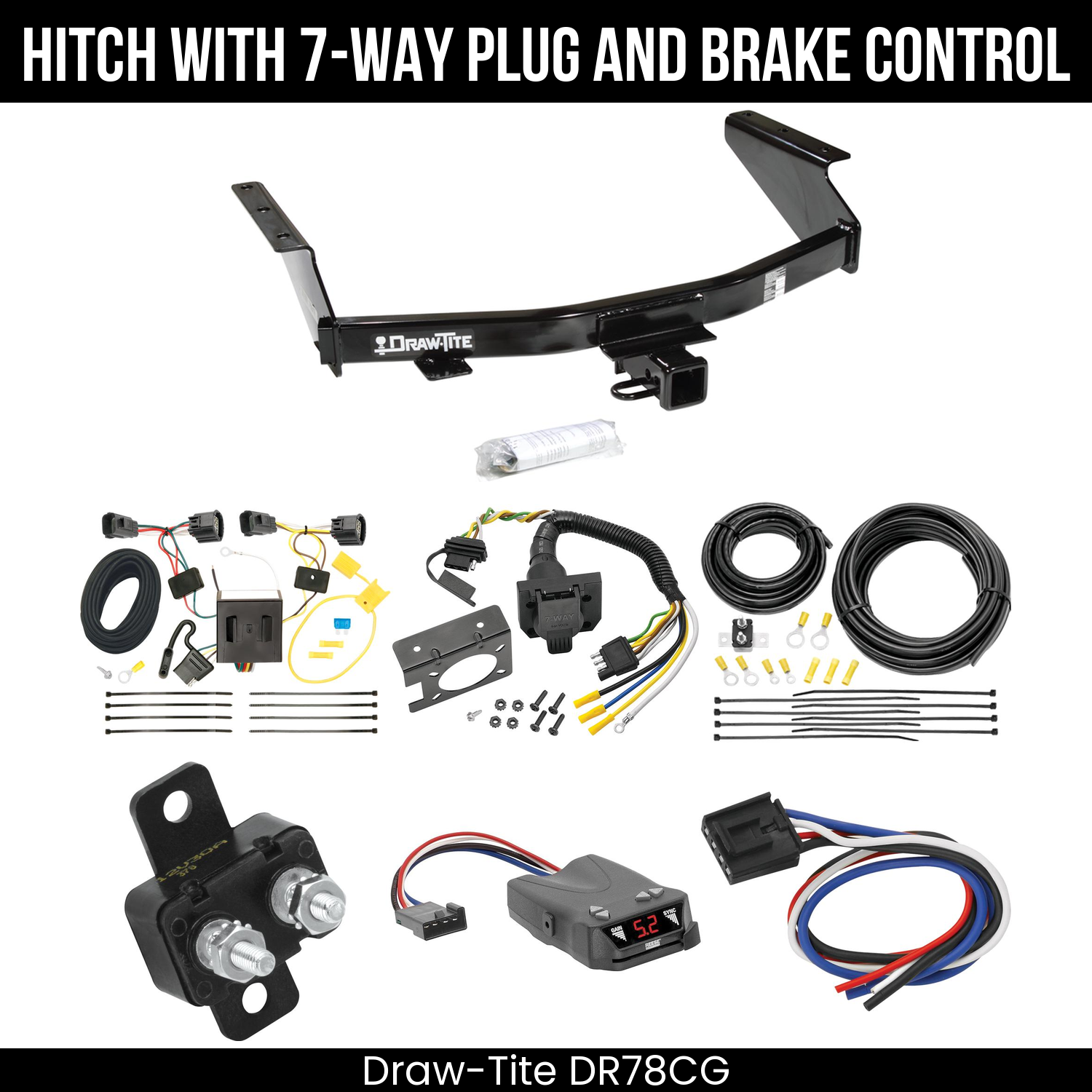 Trailer Hitch , 7-Way , Reese Brakeman IV Brake Control