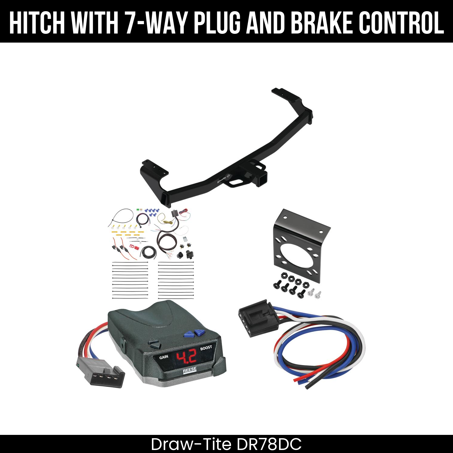 Trailer Hitch , 7-Way , Reese Brake EVN Control