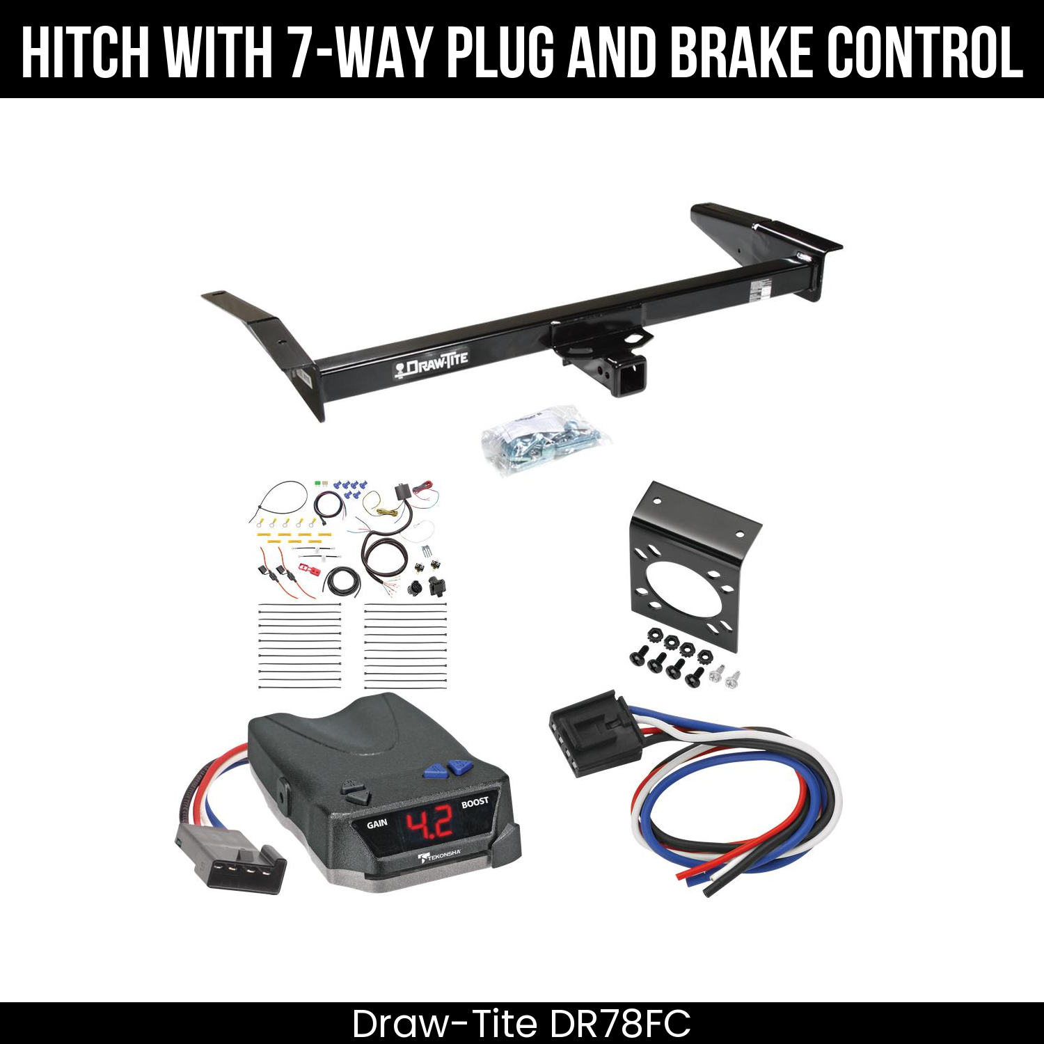 Trailer Hitch , 7-Way , Tekonsha Brake EVN Control