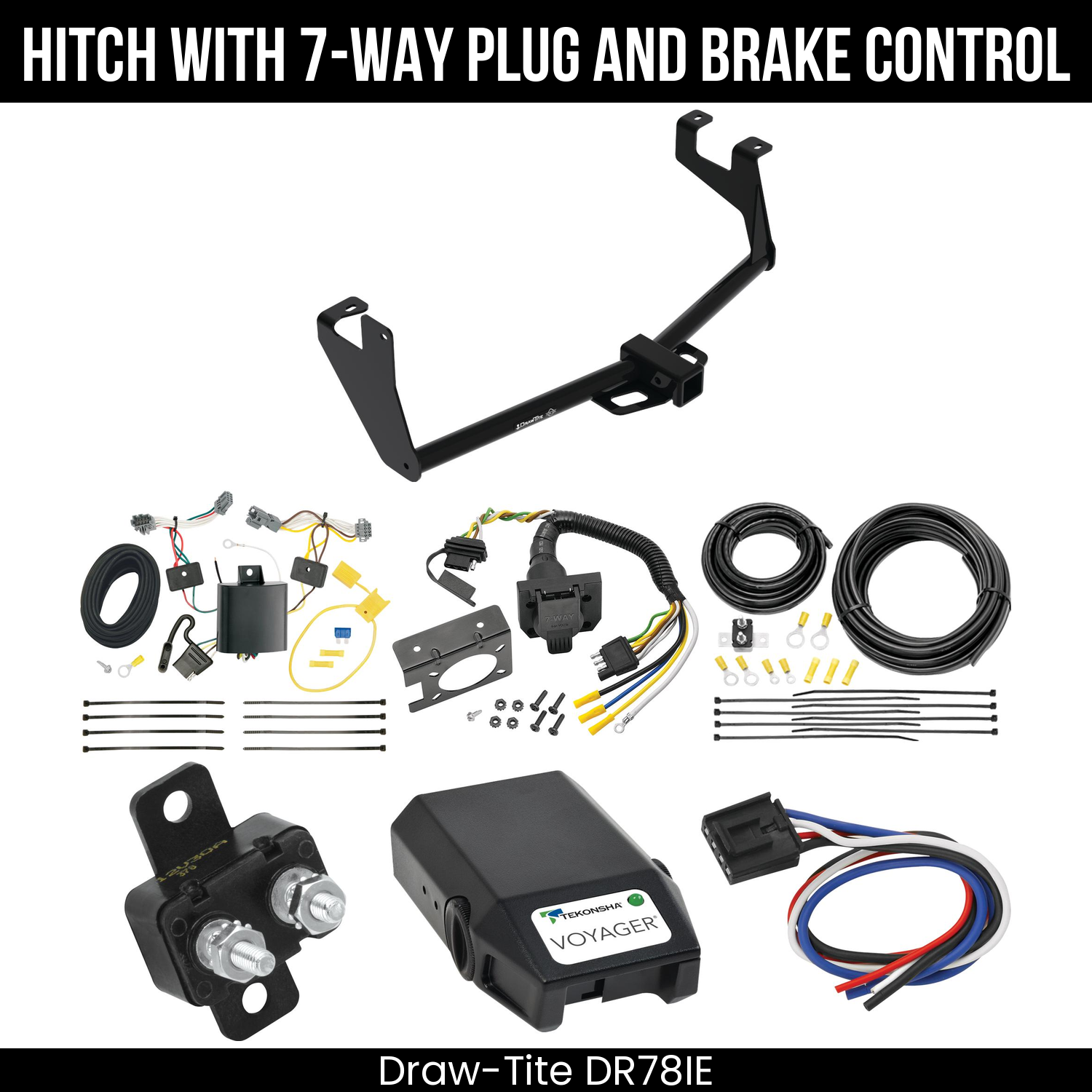 Trailer Hitch , 7-Way , Tekonsha Voyager Brake Control