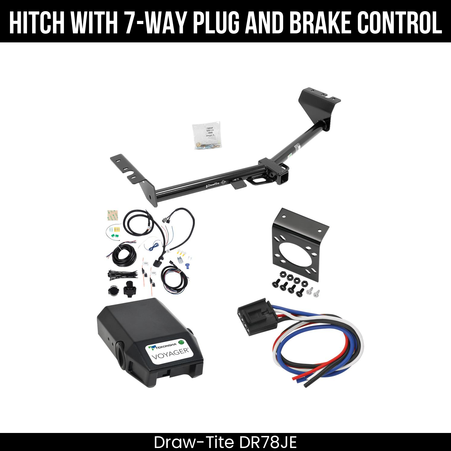 Trailer Hitch , 7-Way , Tekonsha Voyager Brake Control