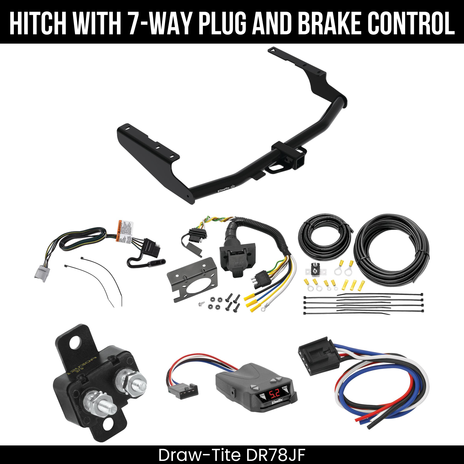 Trailer Hitch , 7-Way , Draw-Tite Activator IV Brake Control