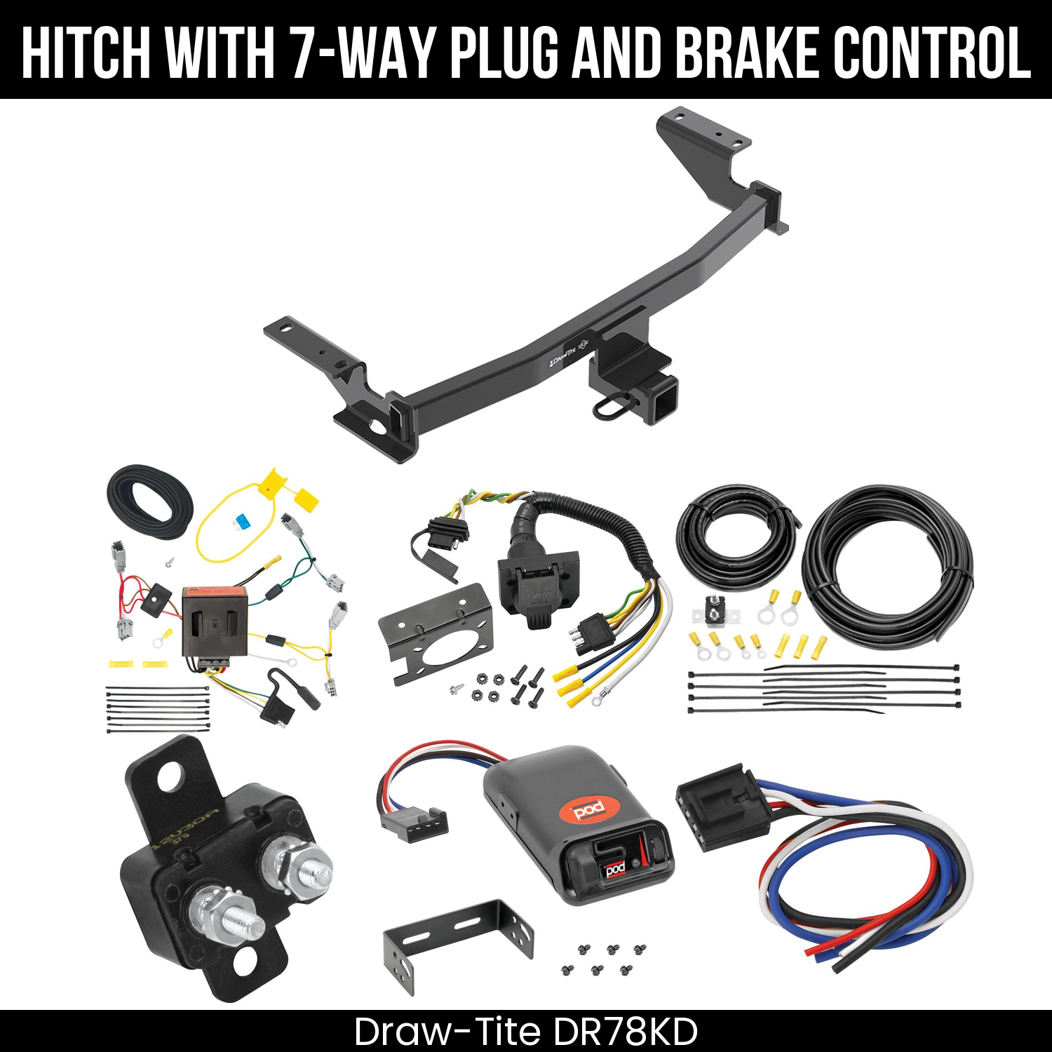 Trailer Hitch , 7-Way , Pro Series POD Brake Control