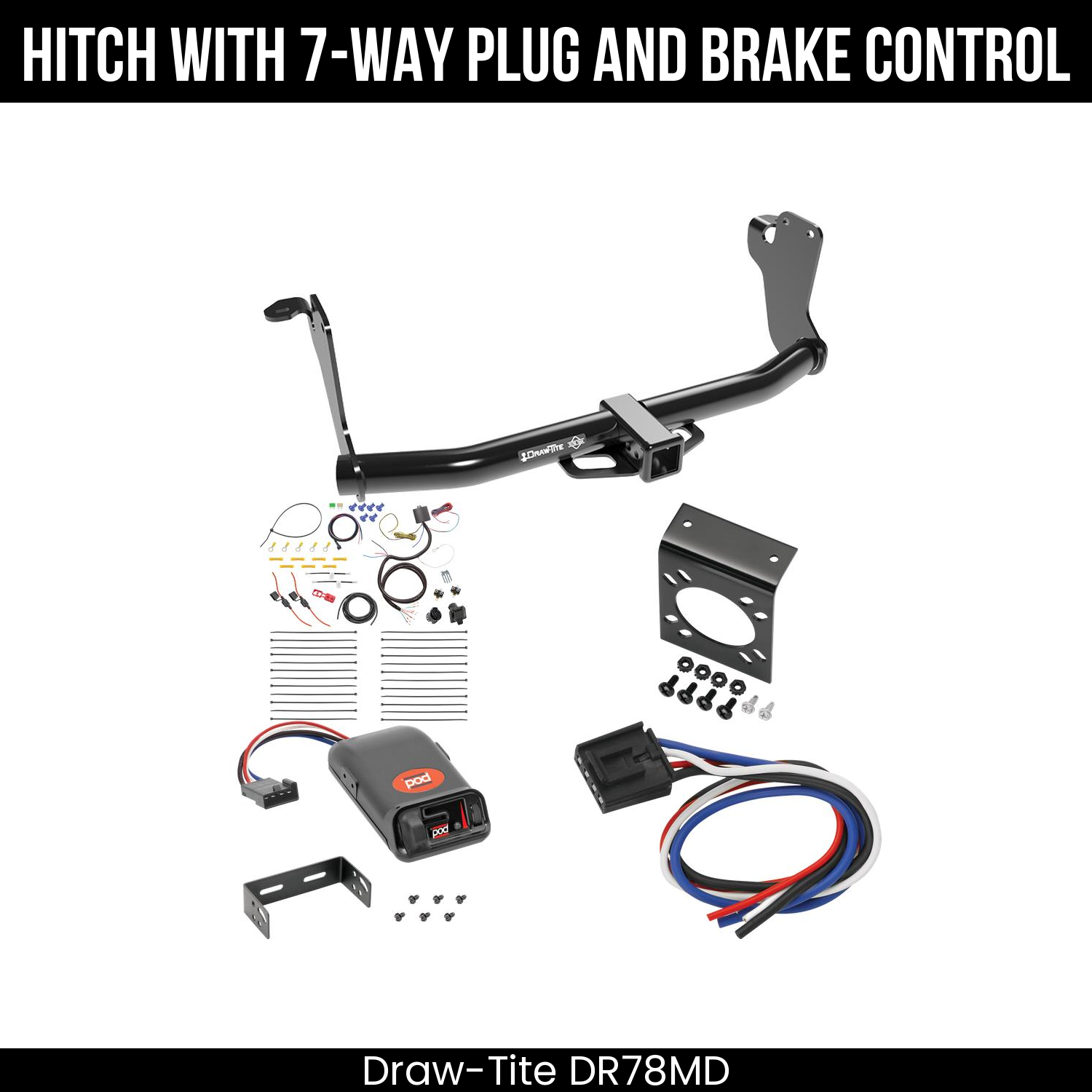 Trailer Hitch , 7-Way , Pro Series POD Brake Control