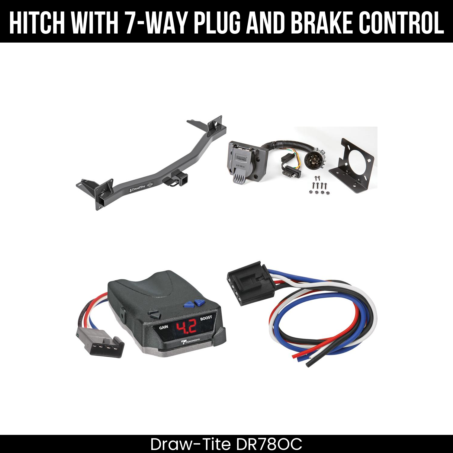 Trailer Hitch , 7-Way , Tekonsha Brake EVN Control