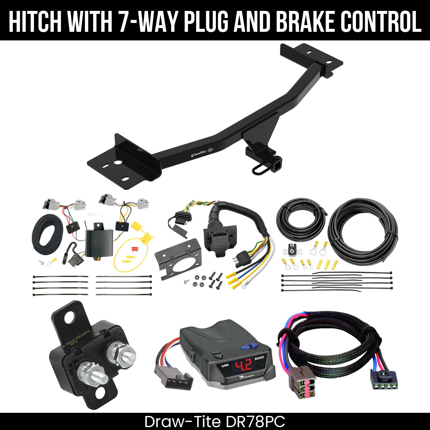 Trailer Hitch , 7-Way , Tekonsha Brake EVN Control