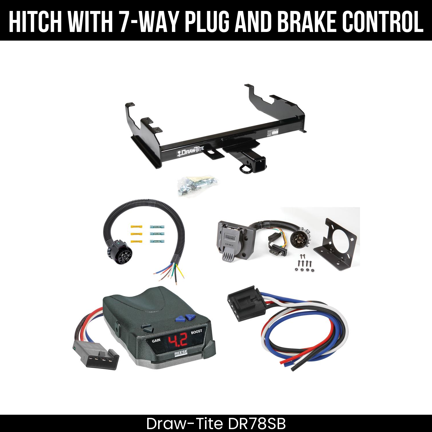 Trailer Hitch , 7-Way , Reese Brake EVN Control
