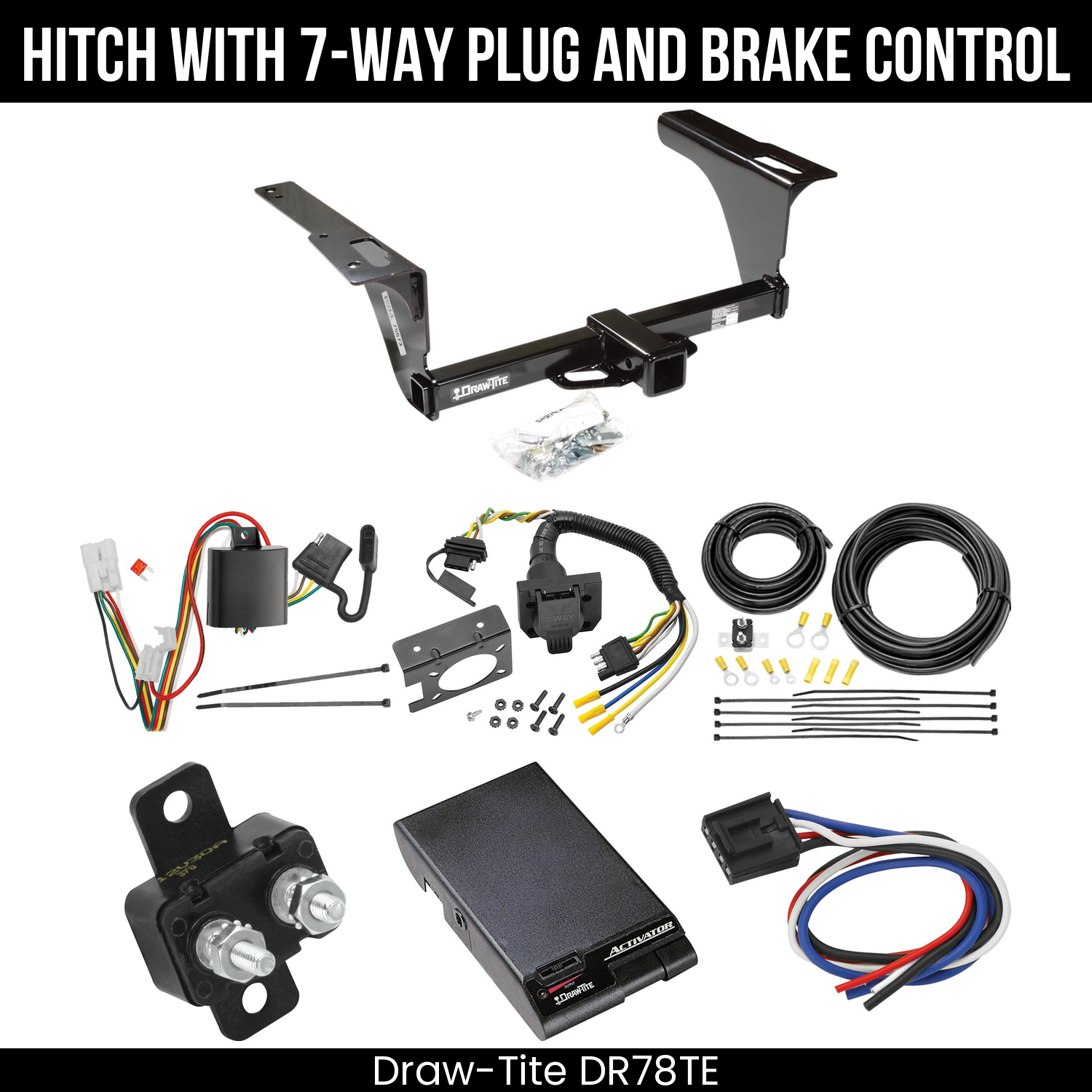 Trailer Hitch , 7-Way , Draw-Tite Activator Brake Control