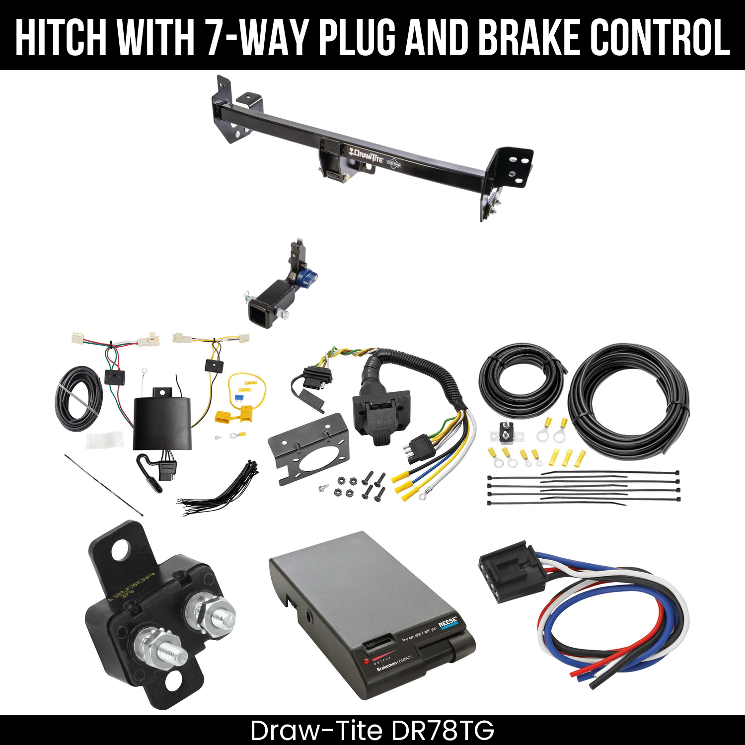 Trailer Hitch , 7-Way , Reese Brakeman Brake Control