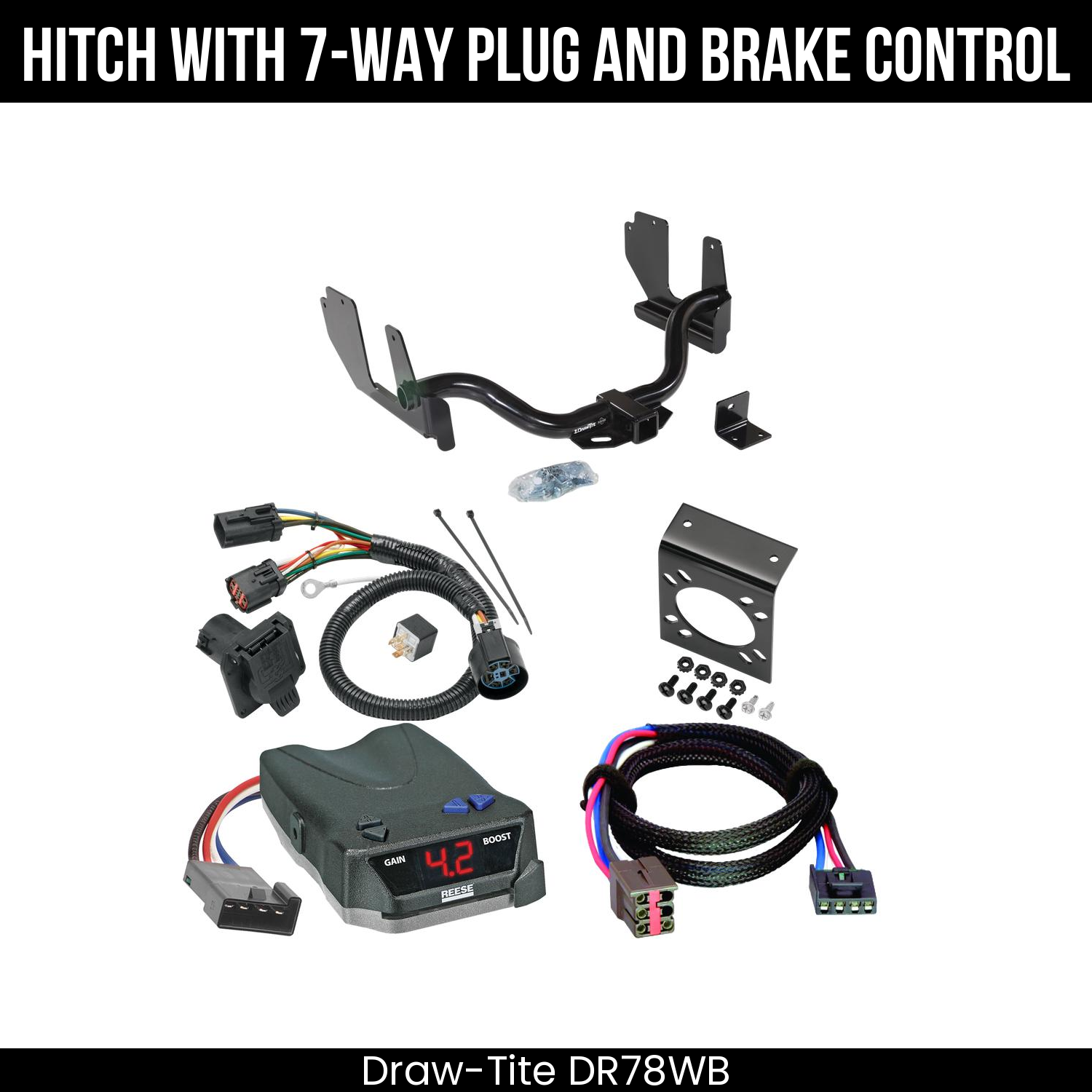 Trailer Hitch , 7-Way , Reese Brake EVN Control
