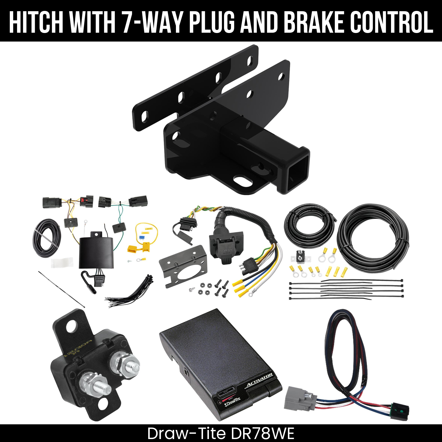 Trailer Hitch , 7-Way , Draw-Tite Activator Brake Control