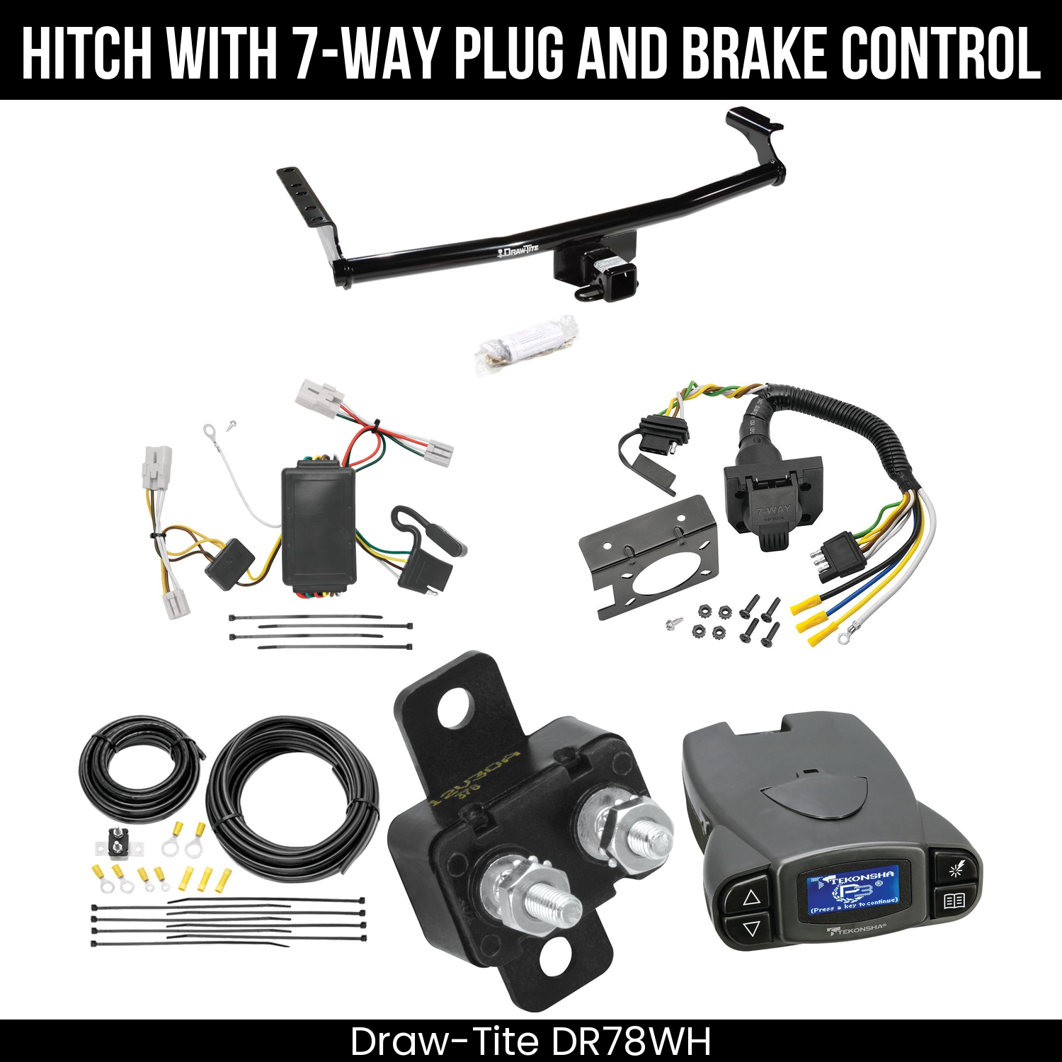 Trailer Hitch , 7-Way , Tekonsha Prodigy P3 Brake Control