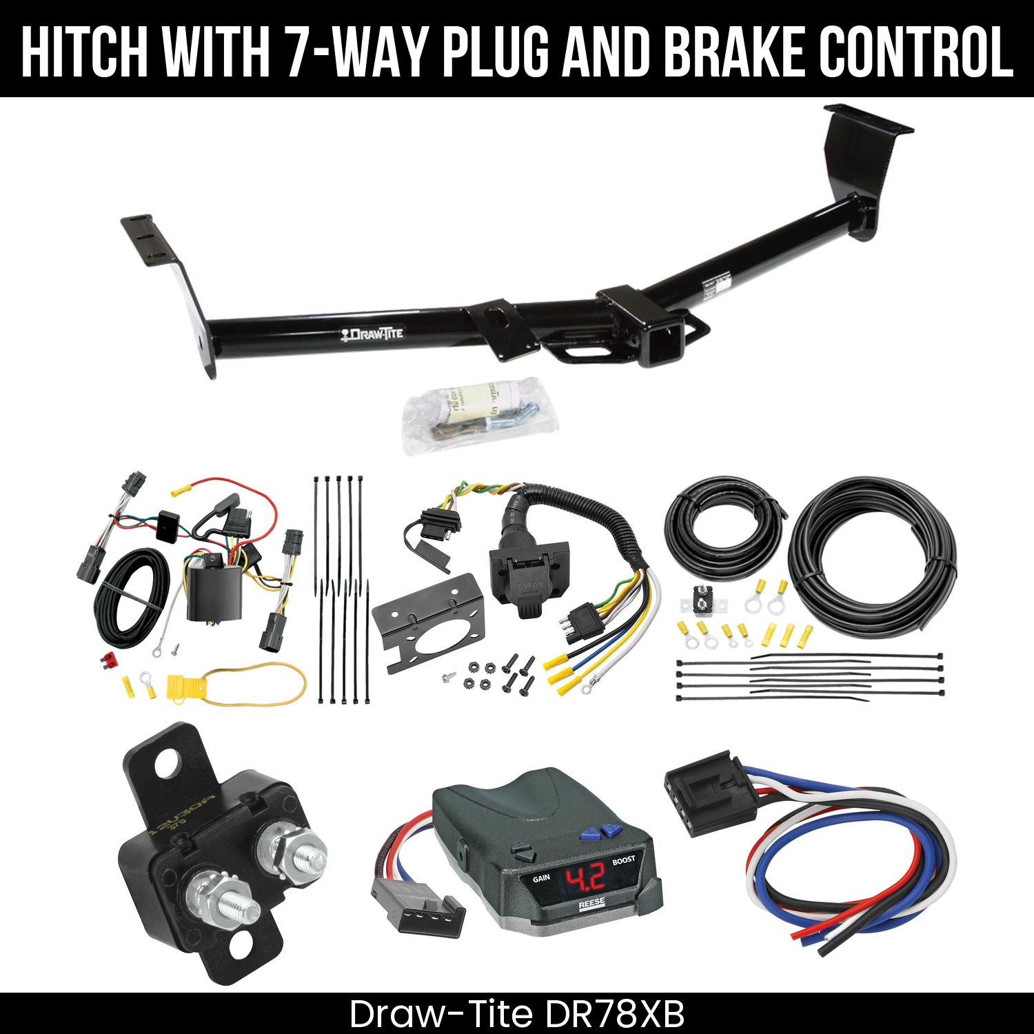 Trailer Hitch , 7-Way , Reese Brake EVN Control