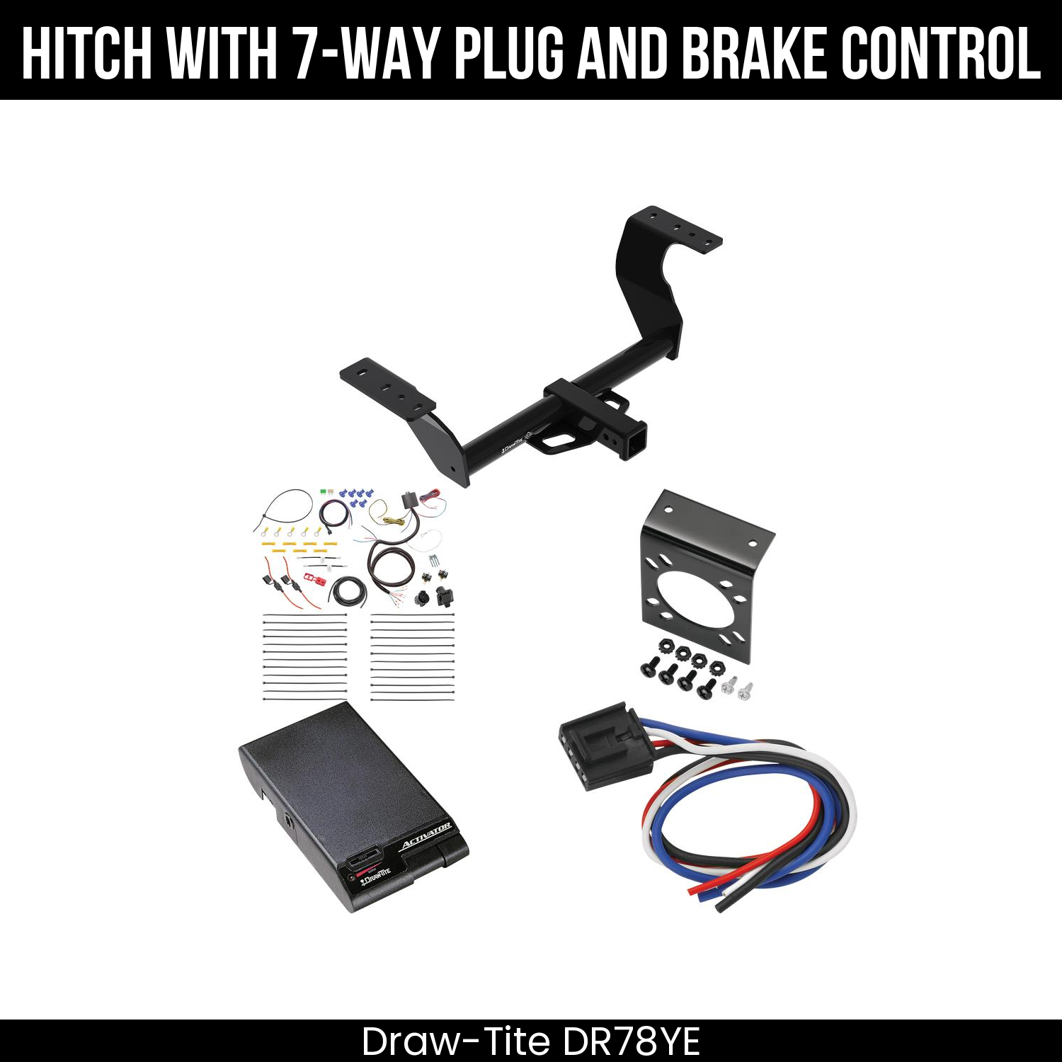 Trailer Hitch , 7-Way , Draw-Tite Activator Brake Control