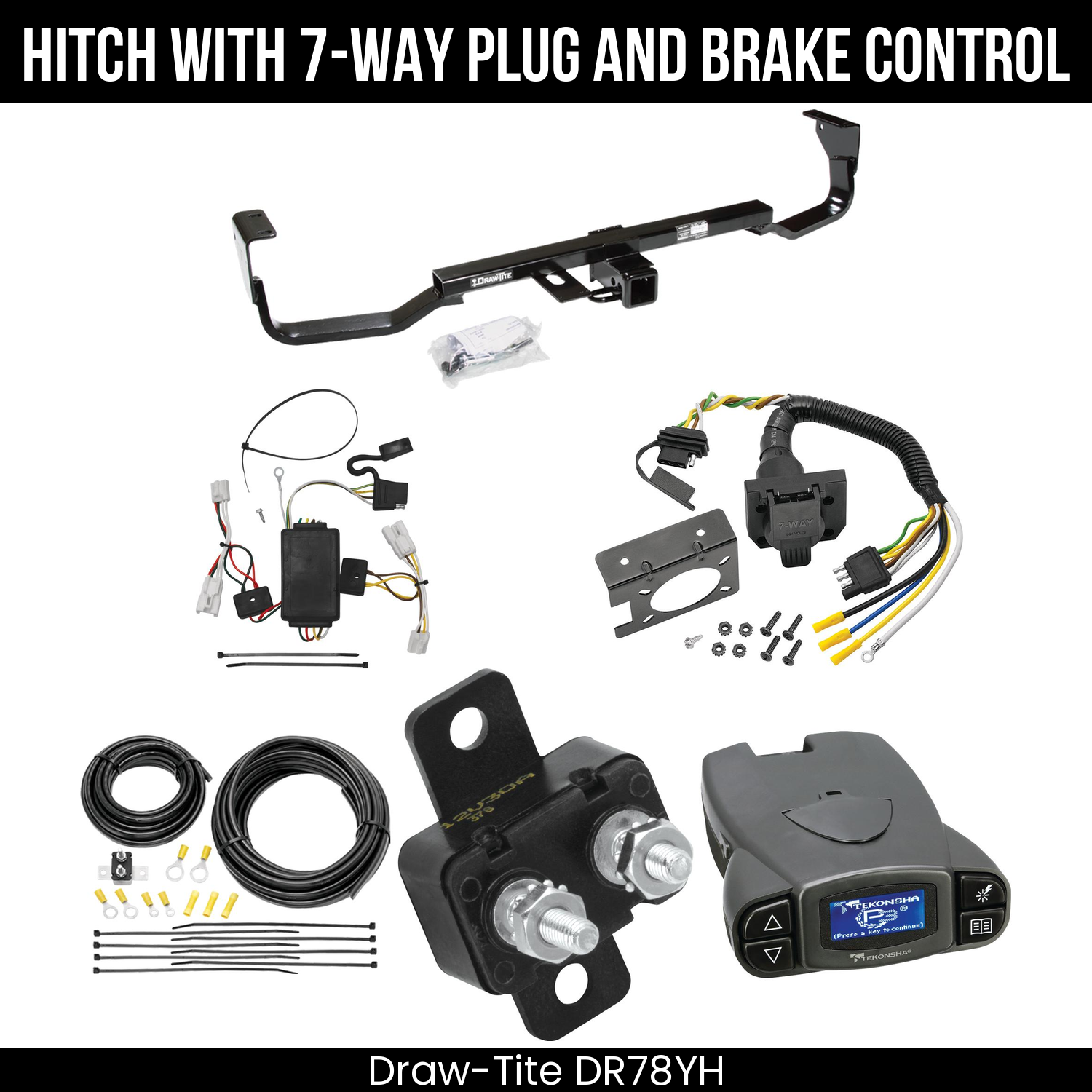Trailer Hitch , 7-Way , Tekonsha Prodigy P3 Brake Control