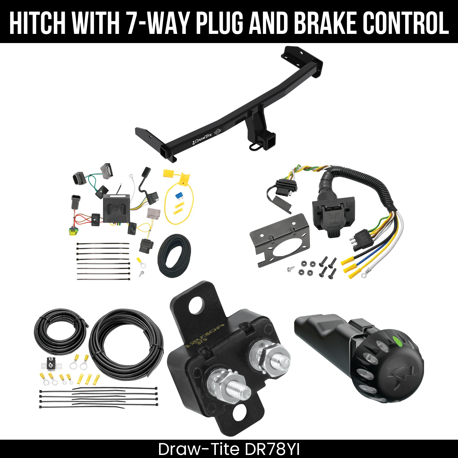 Trailer Hitch , 7-Way , Tekonsha Voyager iD Smart Brake Control