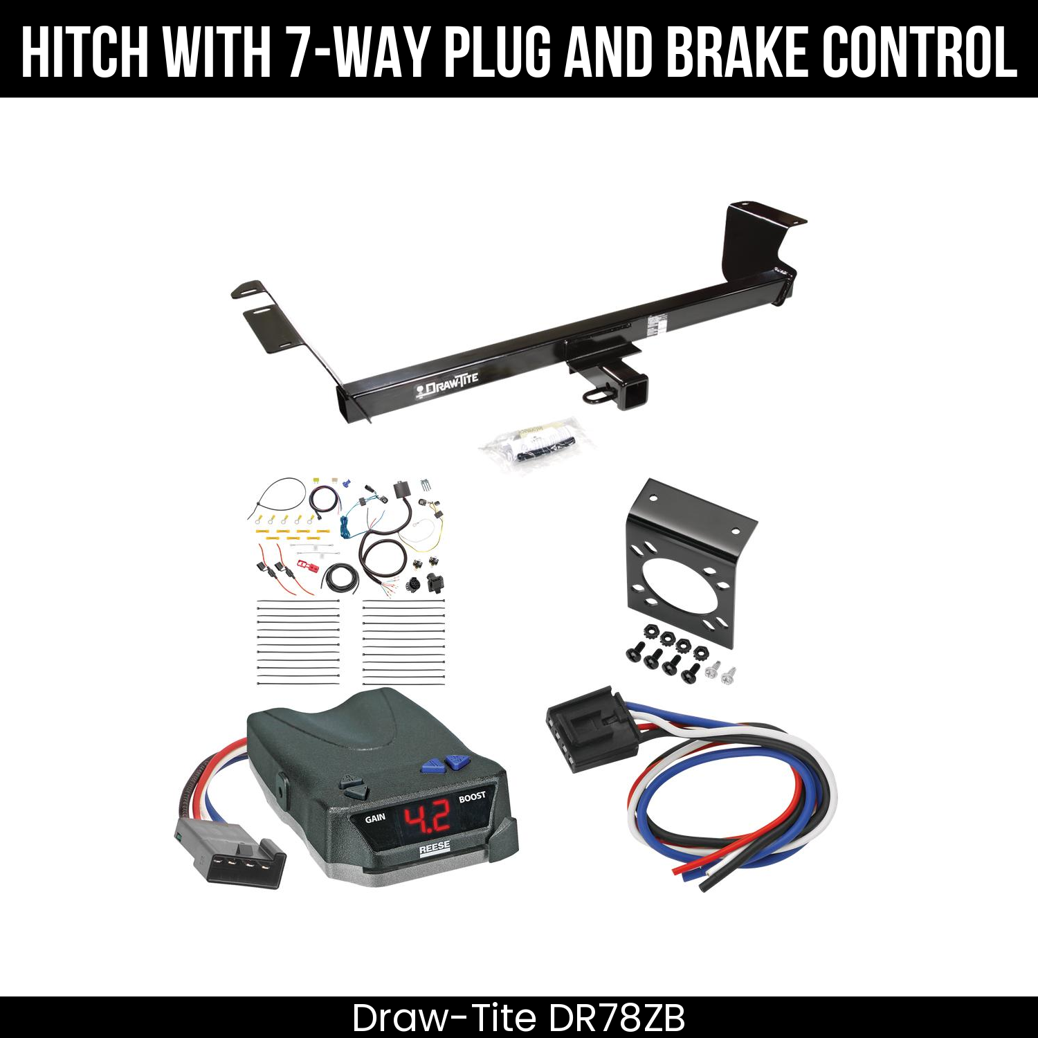 Trailer Hitch , 7-Way , Reese Brake EVN Control
