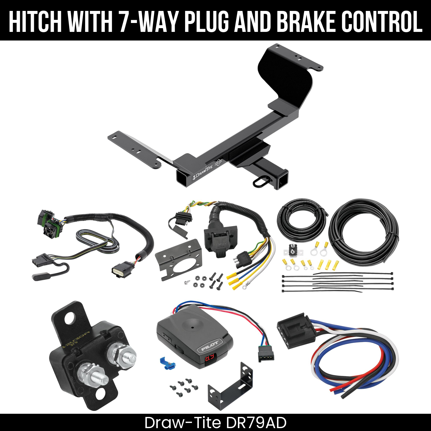 Trailer Hitch , 7-Way , Pro Series Pilot Brake Control