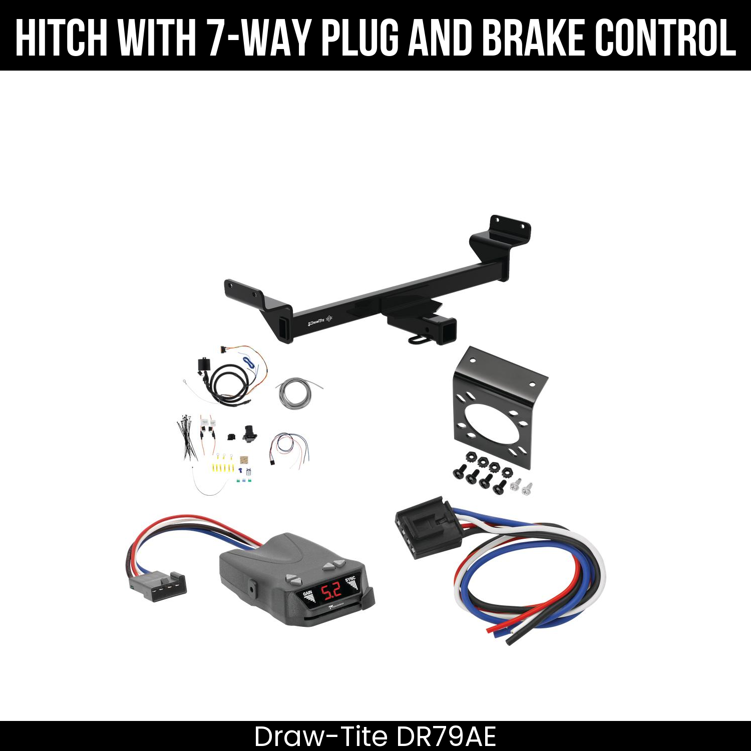 Trailer Hitch , 7-Way , Tekonsha Brakeman IV Brake Control