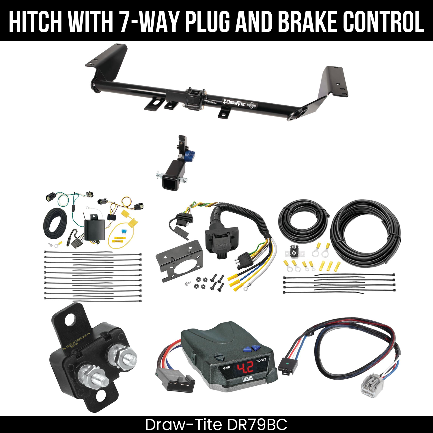 Trailer Hitch , 7-Way , Reese Brake EVN Control
