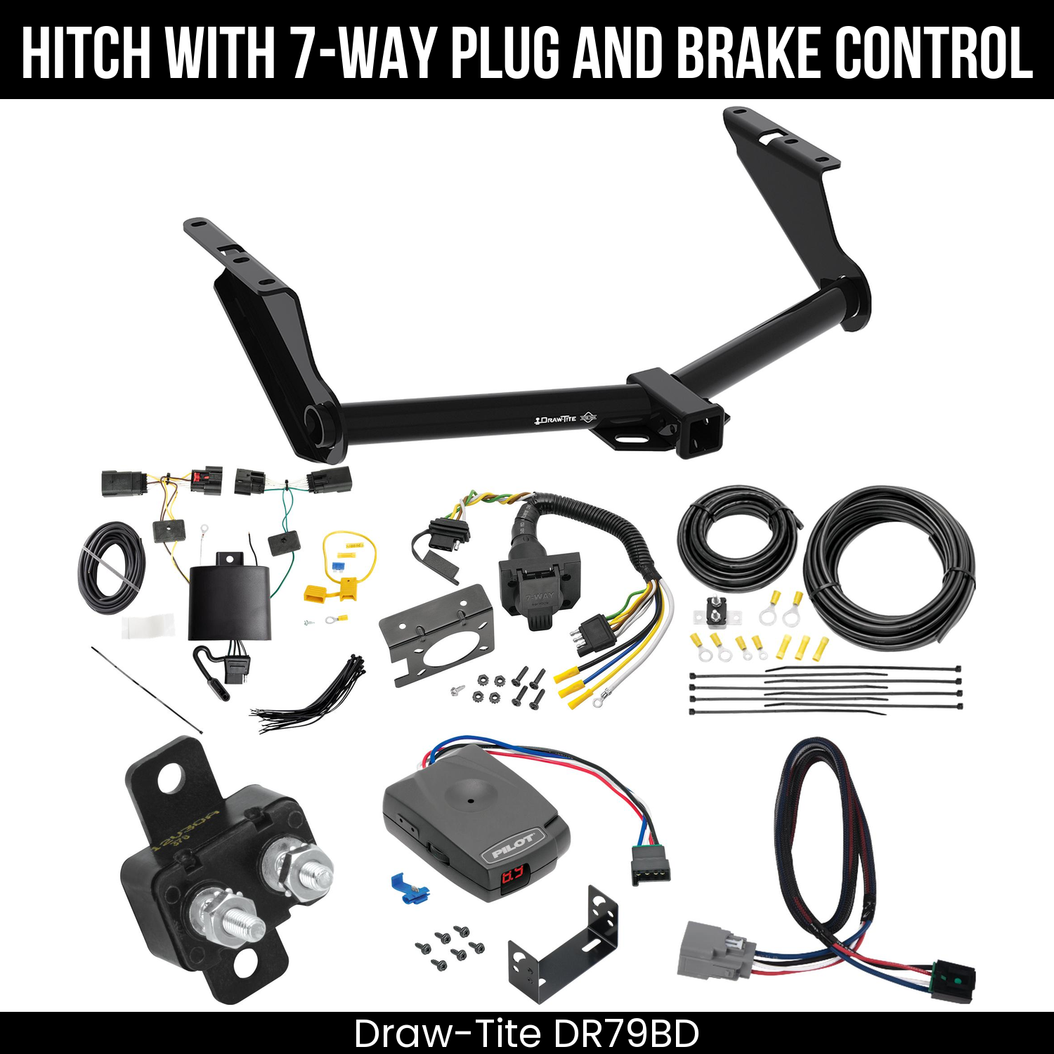 Trailer Hitch , 7-Way , Pro Series Pilot Brake Control
