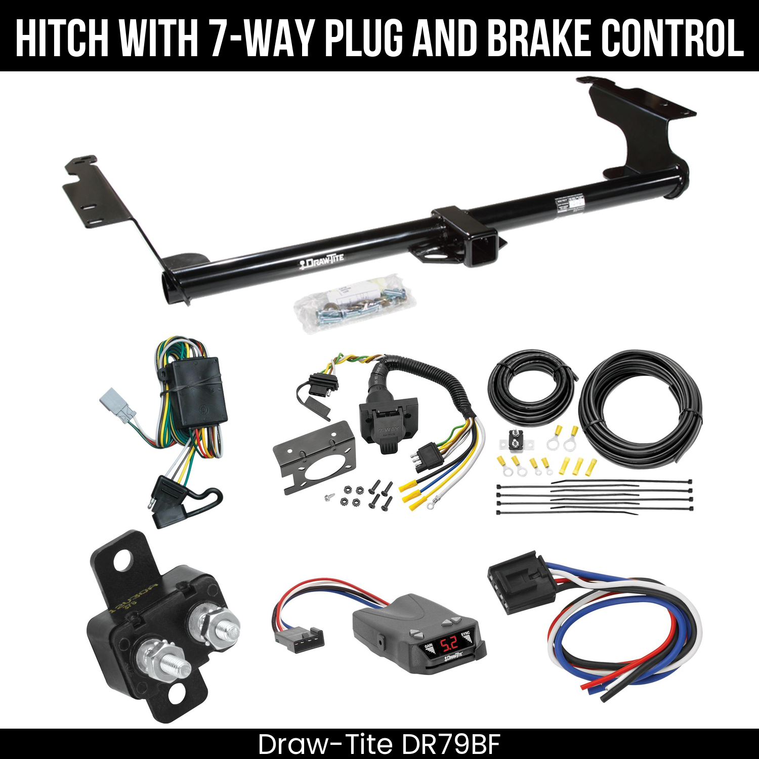 Trailer Hitch , 7-Way , Draw-Tite Activator IV Brake Control