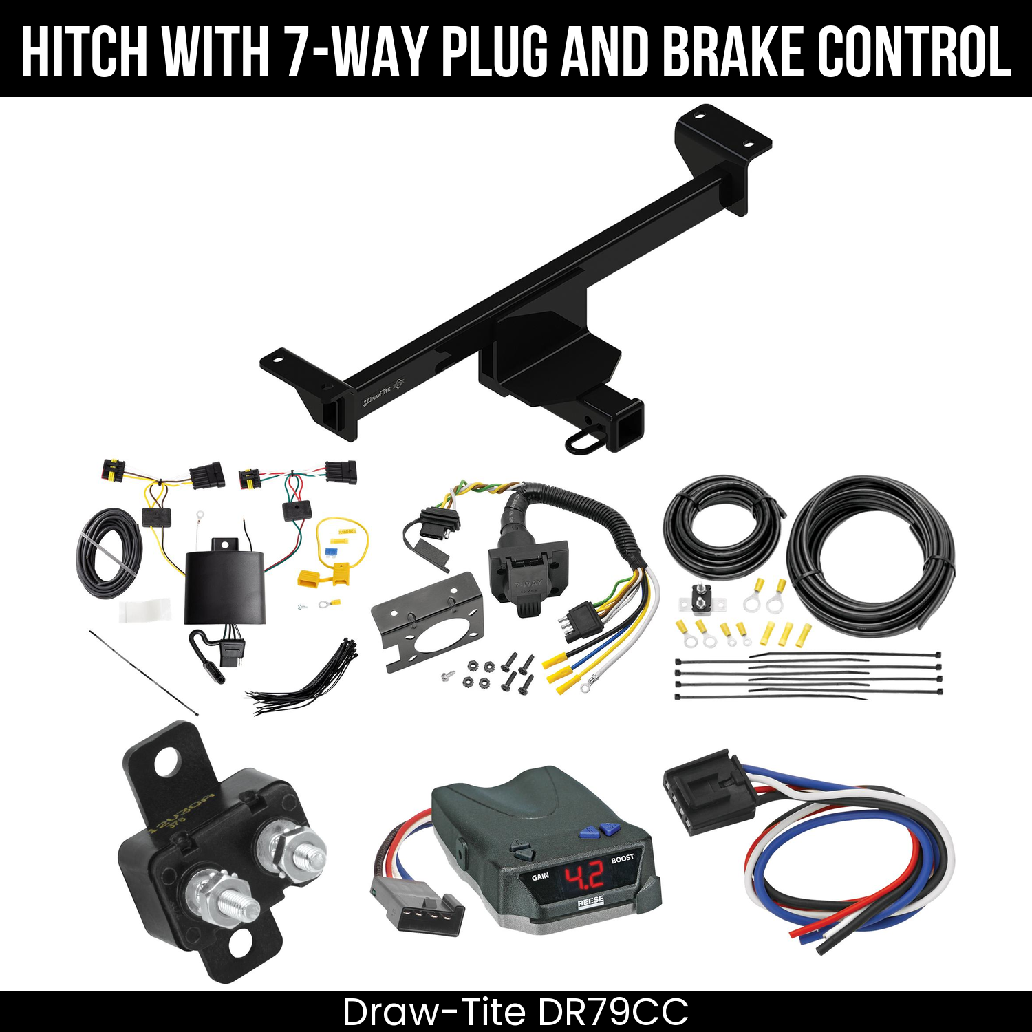 Trailer Hitch , 7-Way , Reese Brake EVN Control