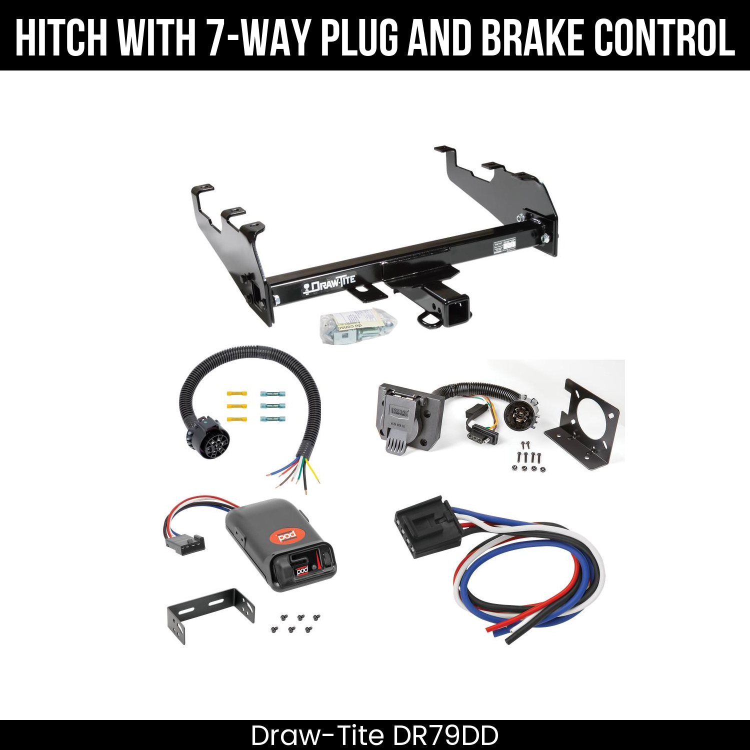 Trailer Hitch , 7-Way , Pro Series POD Brake Control