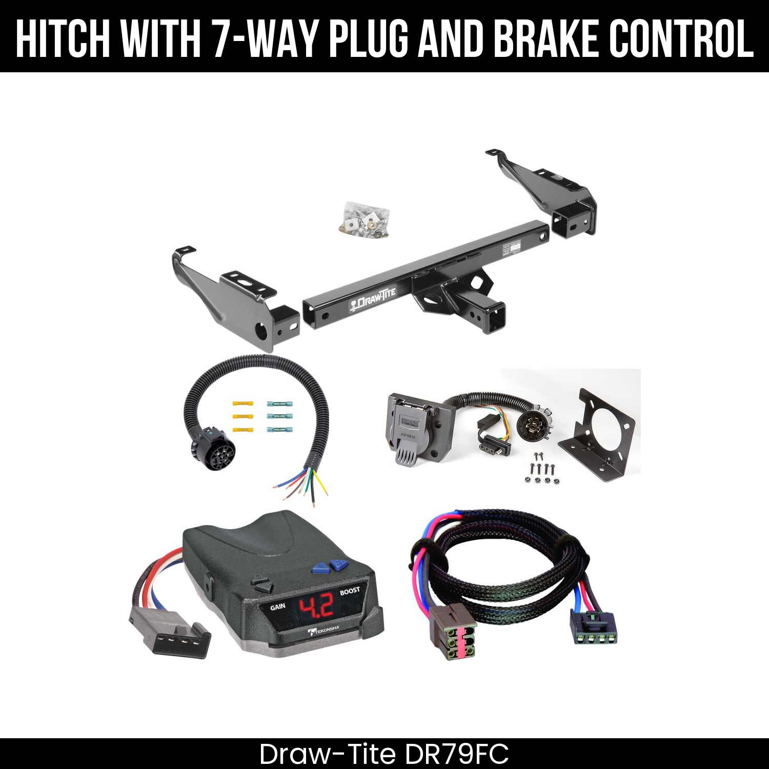 Trailer Hitch , 7-Way , Tekonsha Brake EVN Control