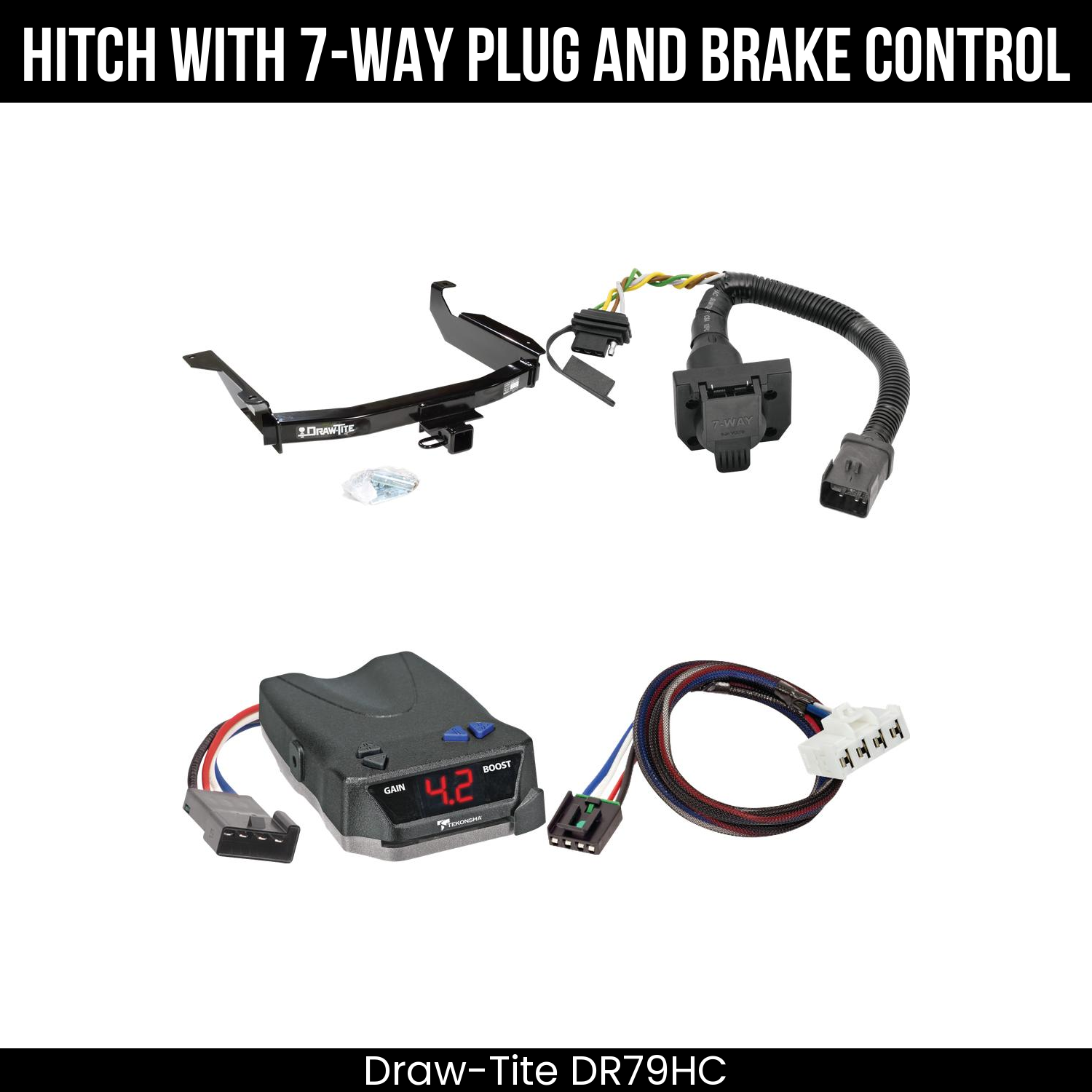 Trailer Hitch , 7-Way , Tekonsha Brake EVN Control