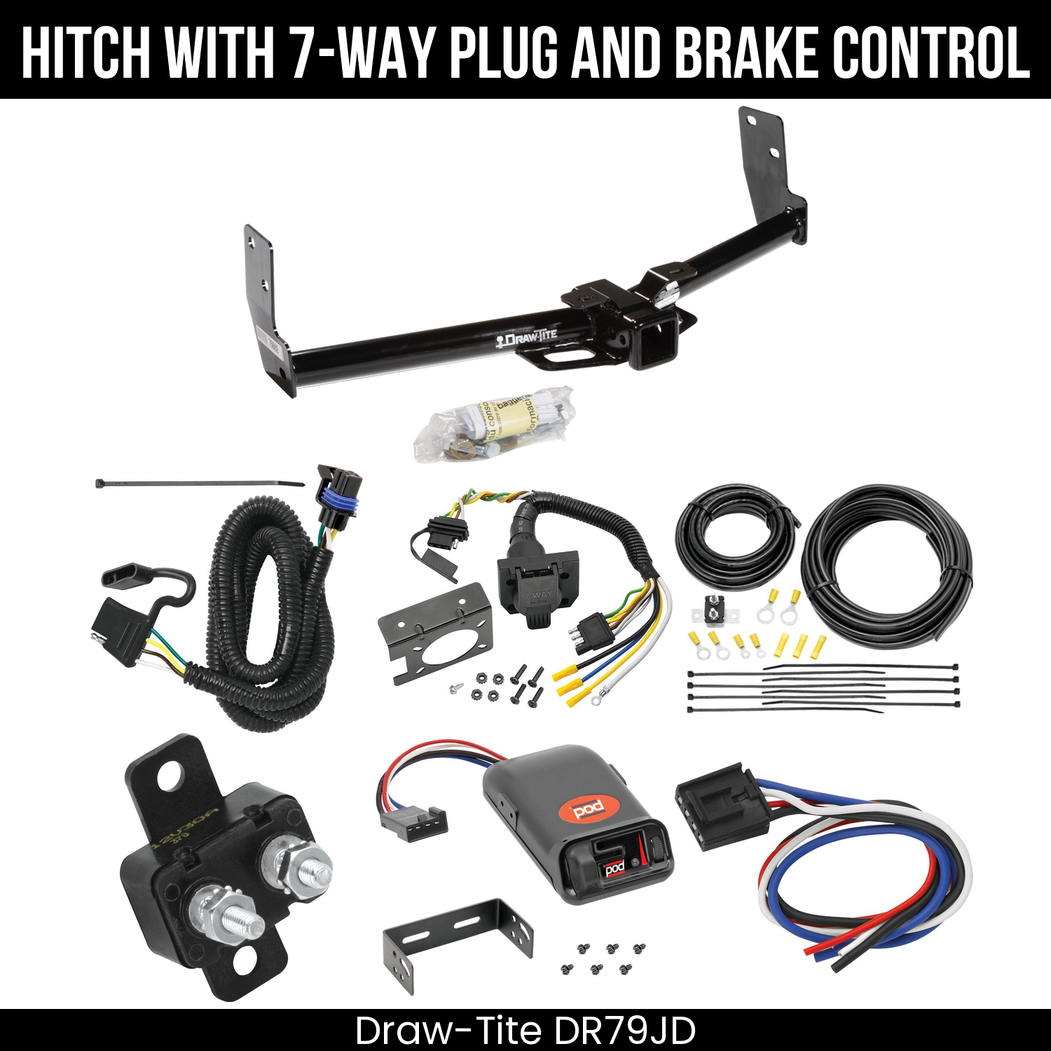 Trailer Hitch , 7-Way , Pro Series POD Brake Control