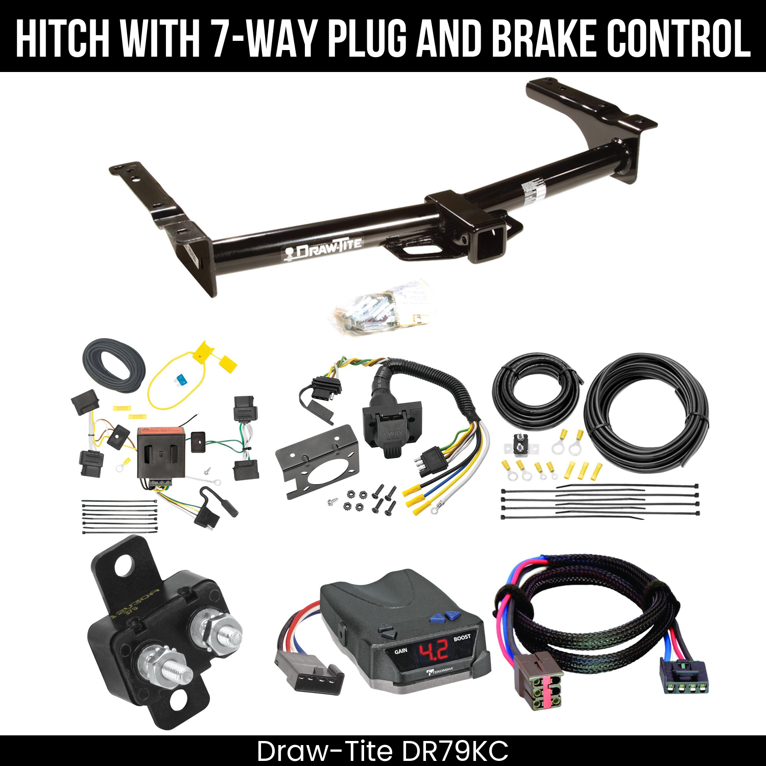 Trailer Hitch , 7-Way , Tekonsha Brake EVN Control